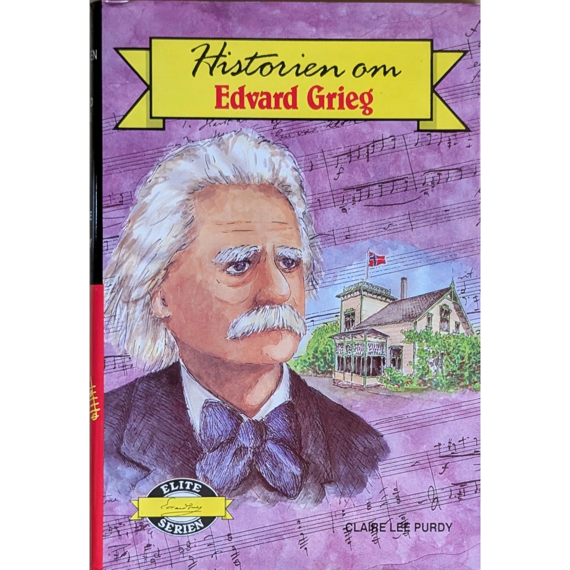 Historien om Edvard Grieg - Eliteserien nr. 29, brukte bøker av Claire Lee Purdy