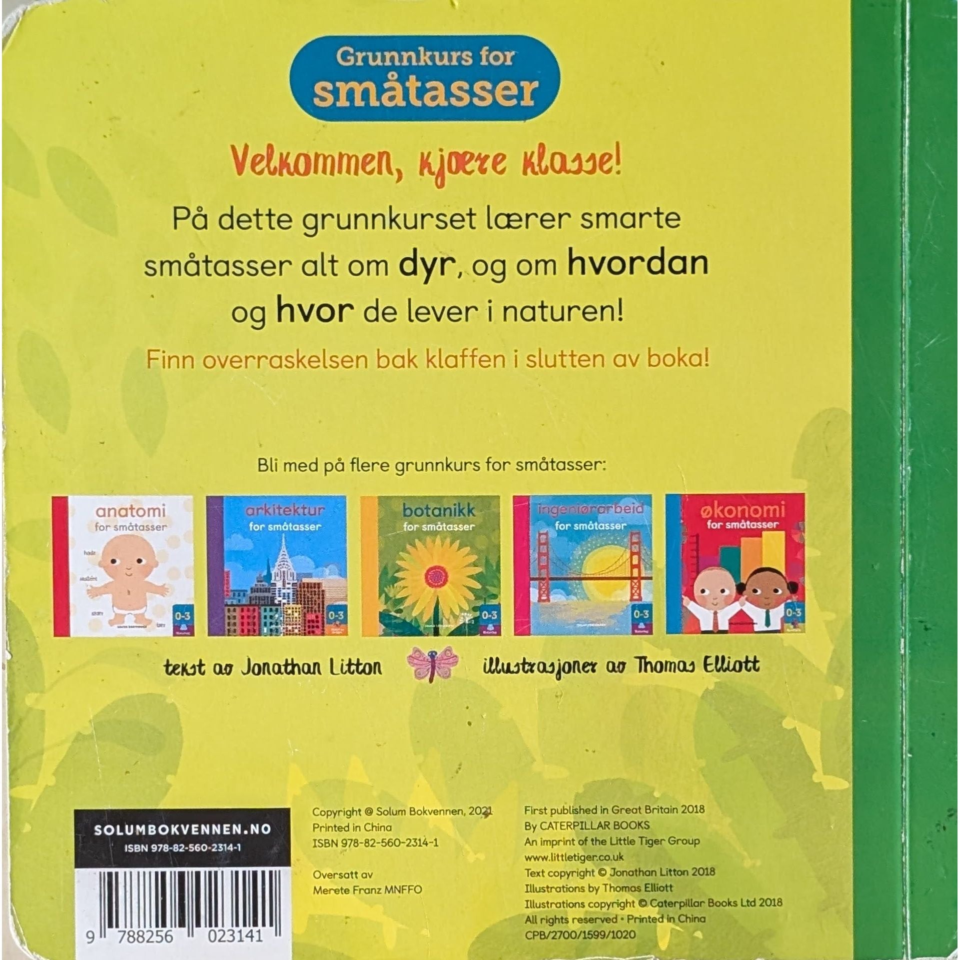 Zoologi for småtasser, brukte bøker