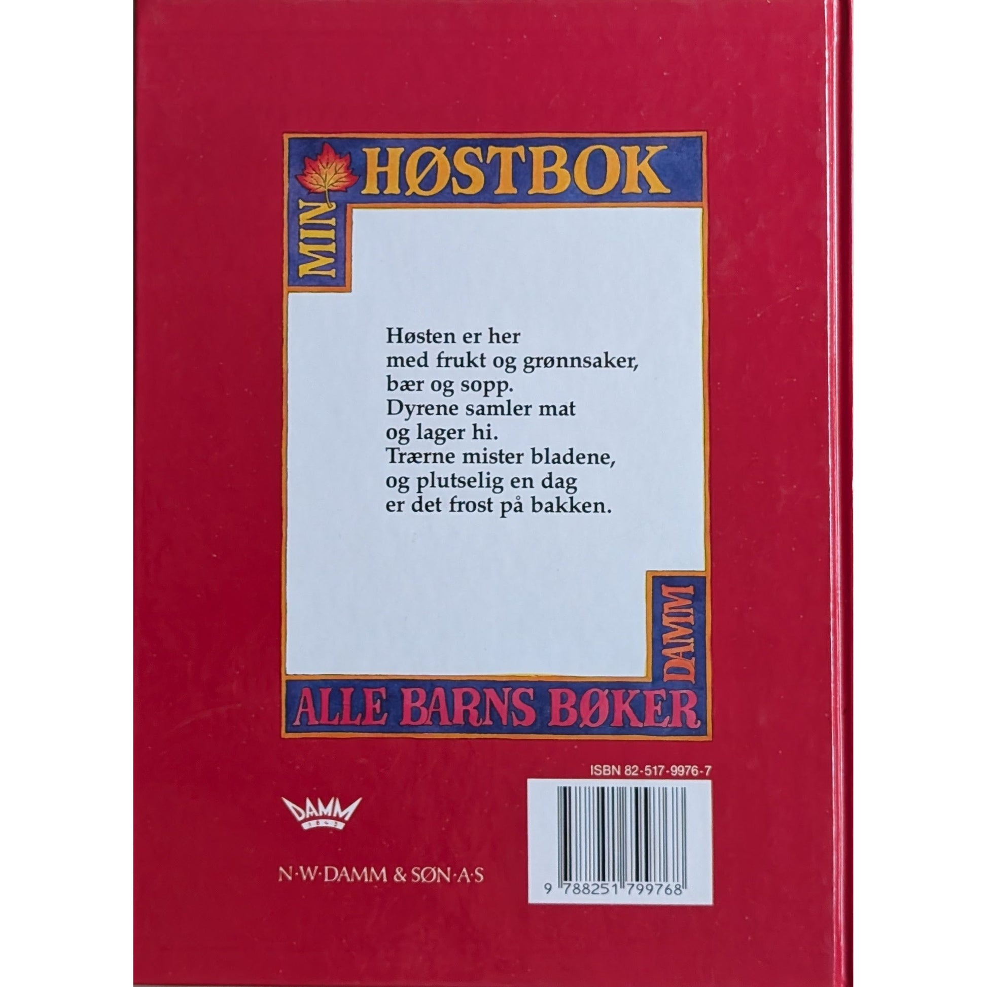 Min høstbok, brukte bøker