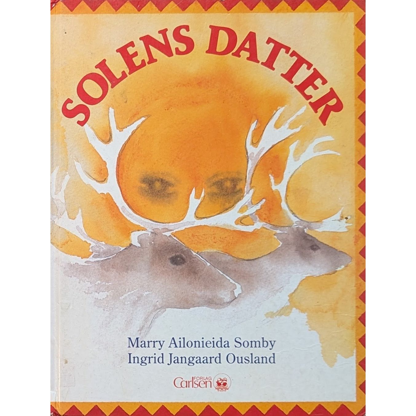 Solens datter - Brukte bøker av Marry Ailonieida Somby