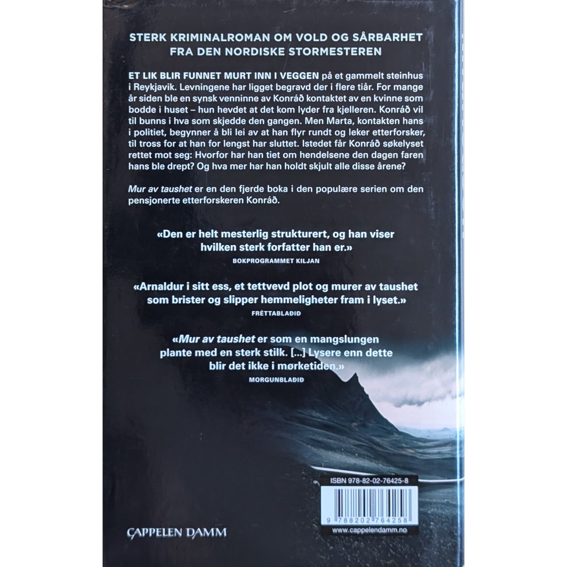 Mur av taushet - En Konrad-krim 4, brukte bøker av Arnaldur Indridason