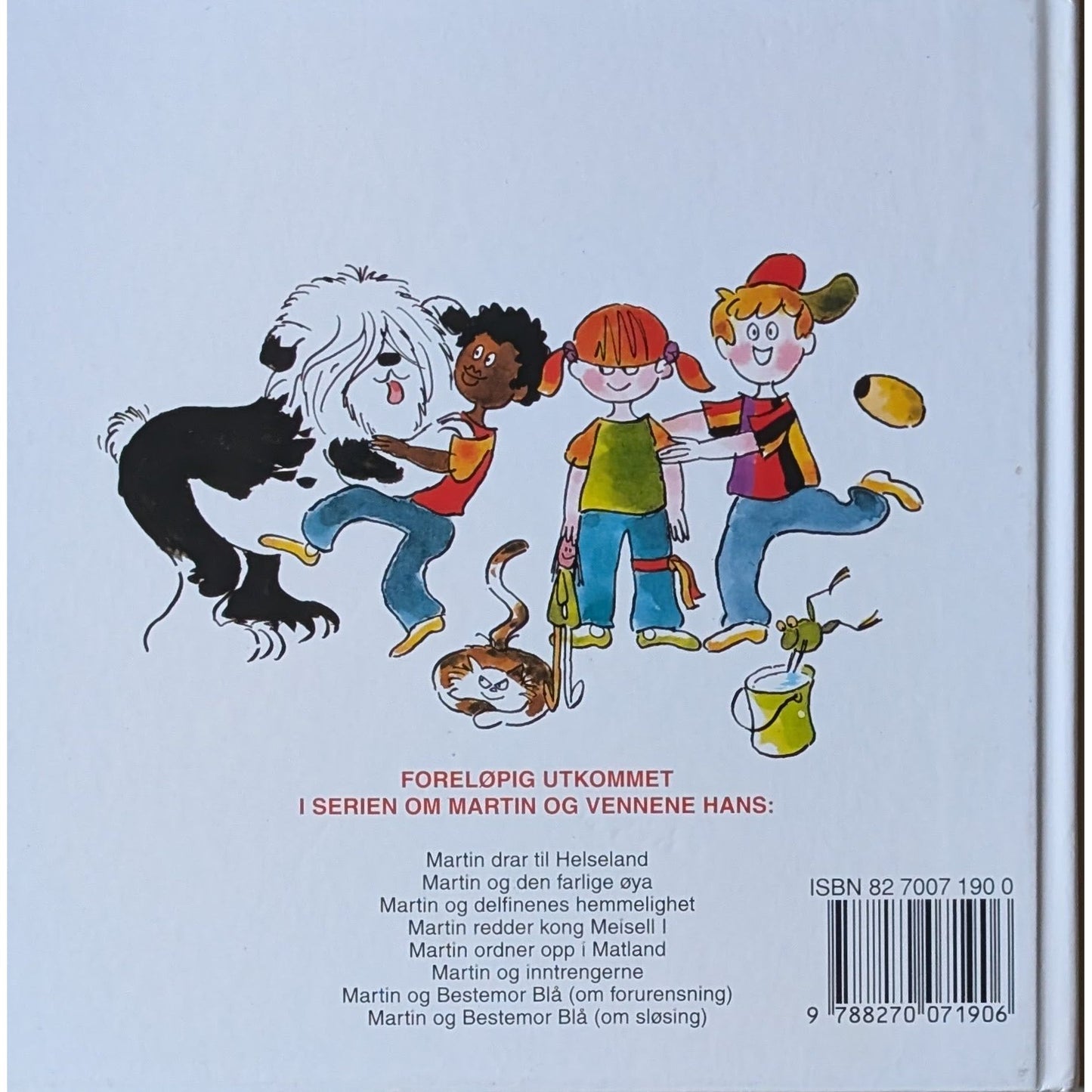 Martin og bestemor Blå - om forurensning, brukte bøker av Jaques Breuil