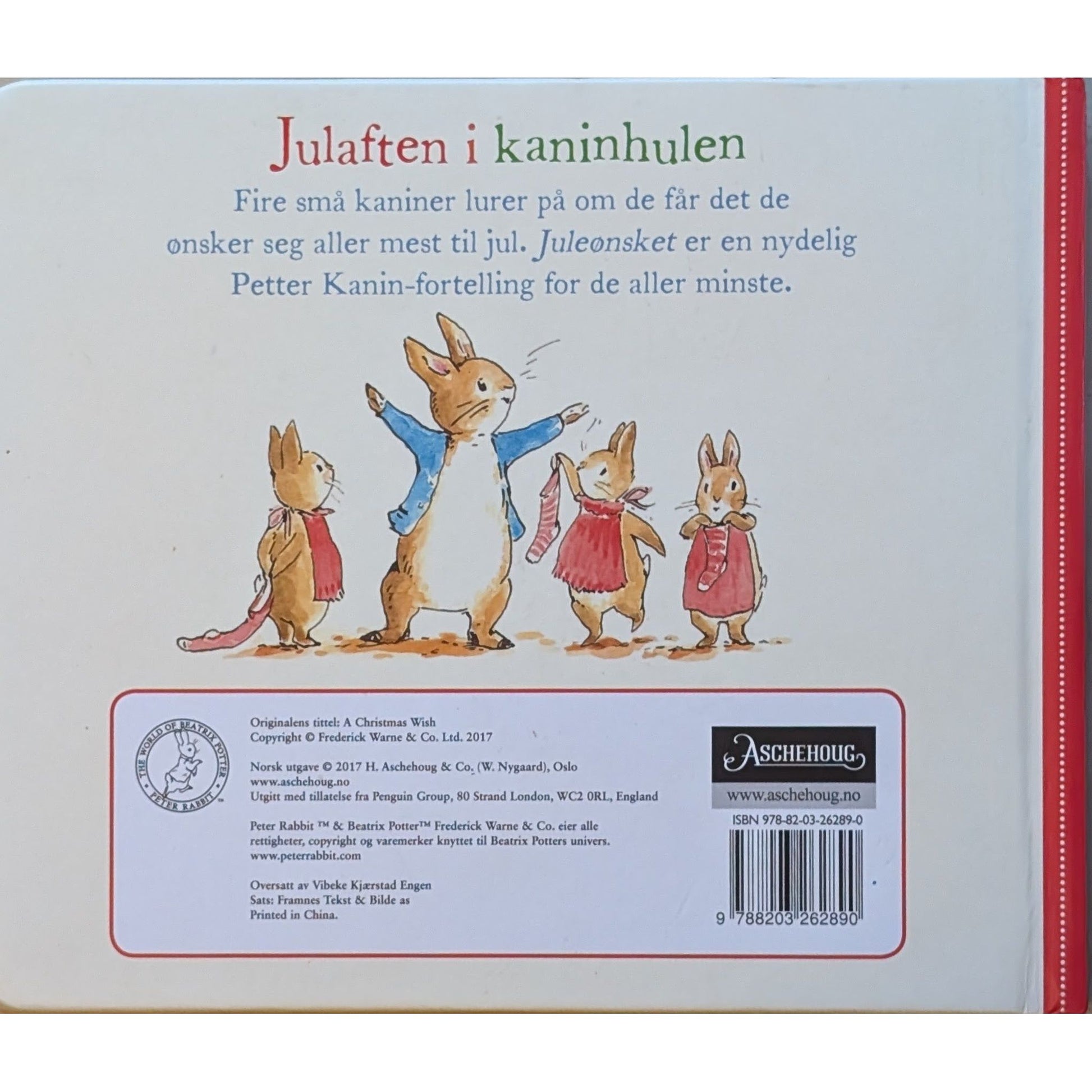 Petter Kanin - Juleønsket, brukte bøker av Beatrix Potter