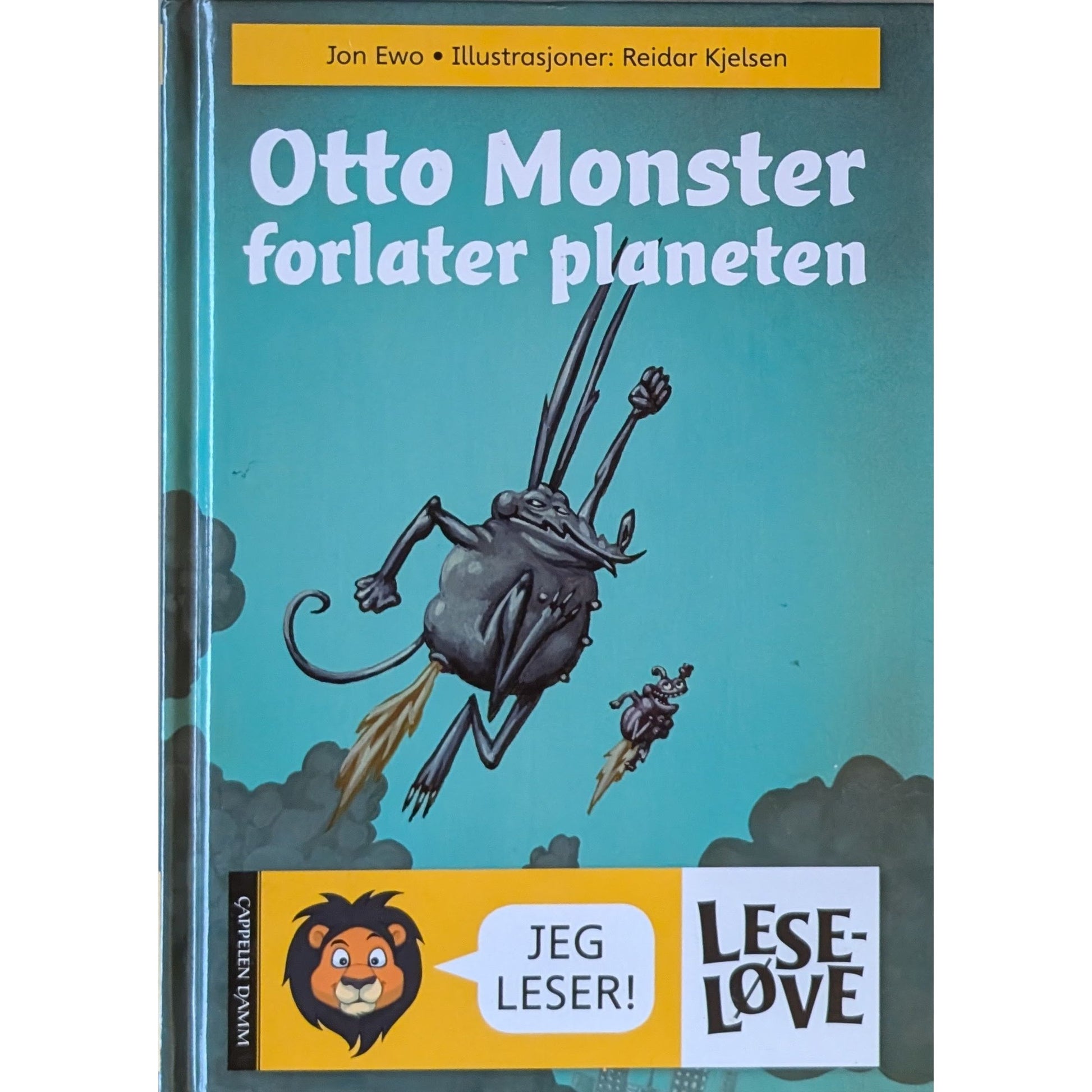 Otto Monster forlater planeten. Brukte bøker av Jon Ewo og Reidar Kjelsen