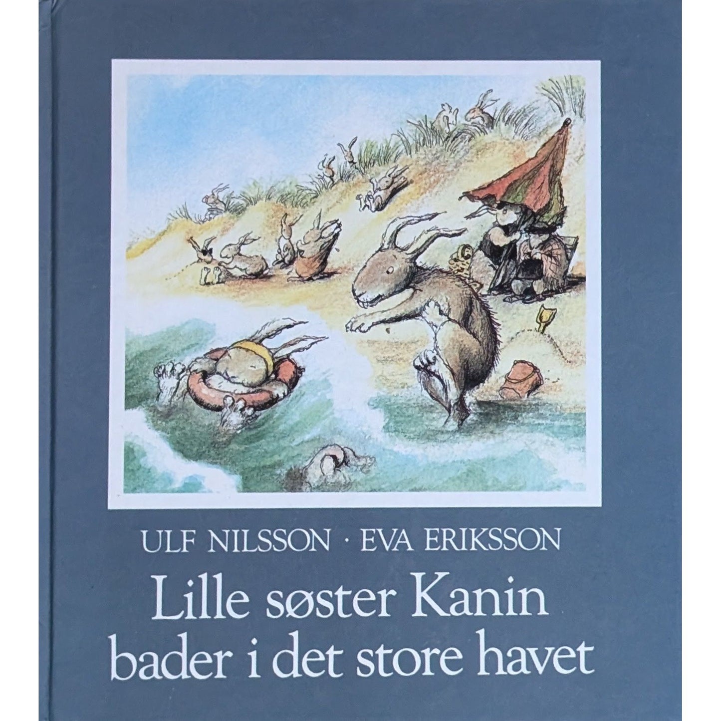 Lille søster Kanin bader i det store havet, brukte bøker av Ulf Nilsson og Eva Eriksson