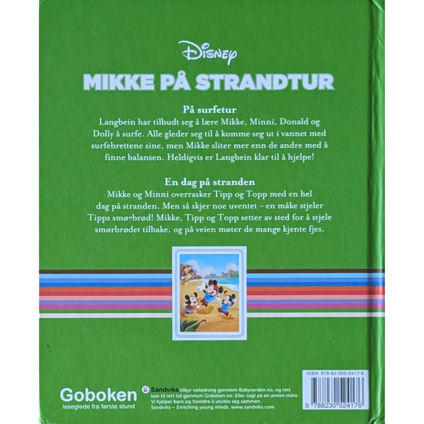 Disney - Mikke på strandtur. Brukte bøker fra Goboken
