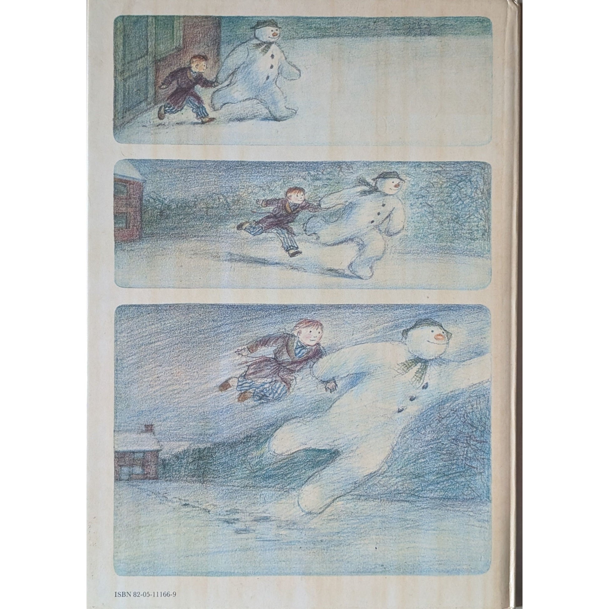 Snømannen, brukte bøker av Raymond Briggs