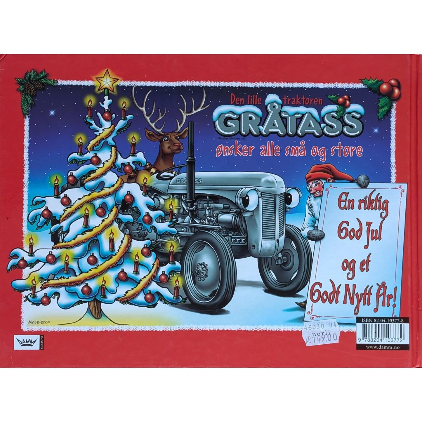 Den lille traktoren Gråtass. Koselige julehistorier med Gråtass, brukte bøker
