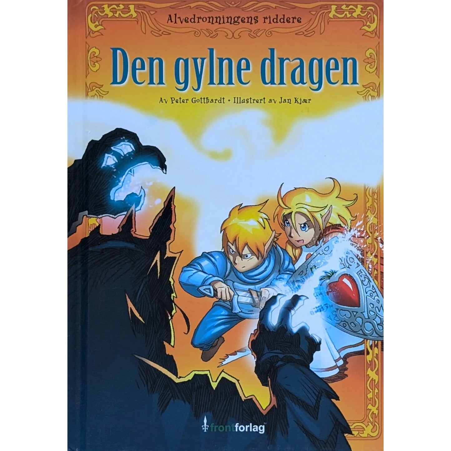 Den gylne dragen - Alvedronningens riddere 8 - brukte bøker av Peter Gotthardt