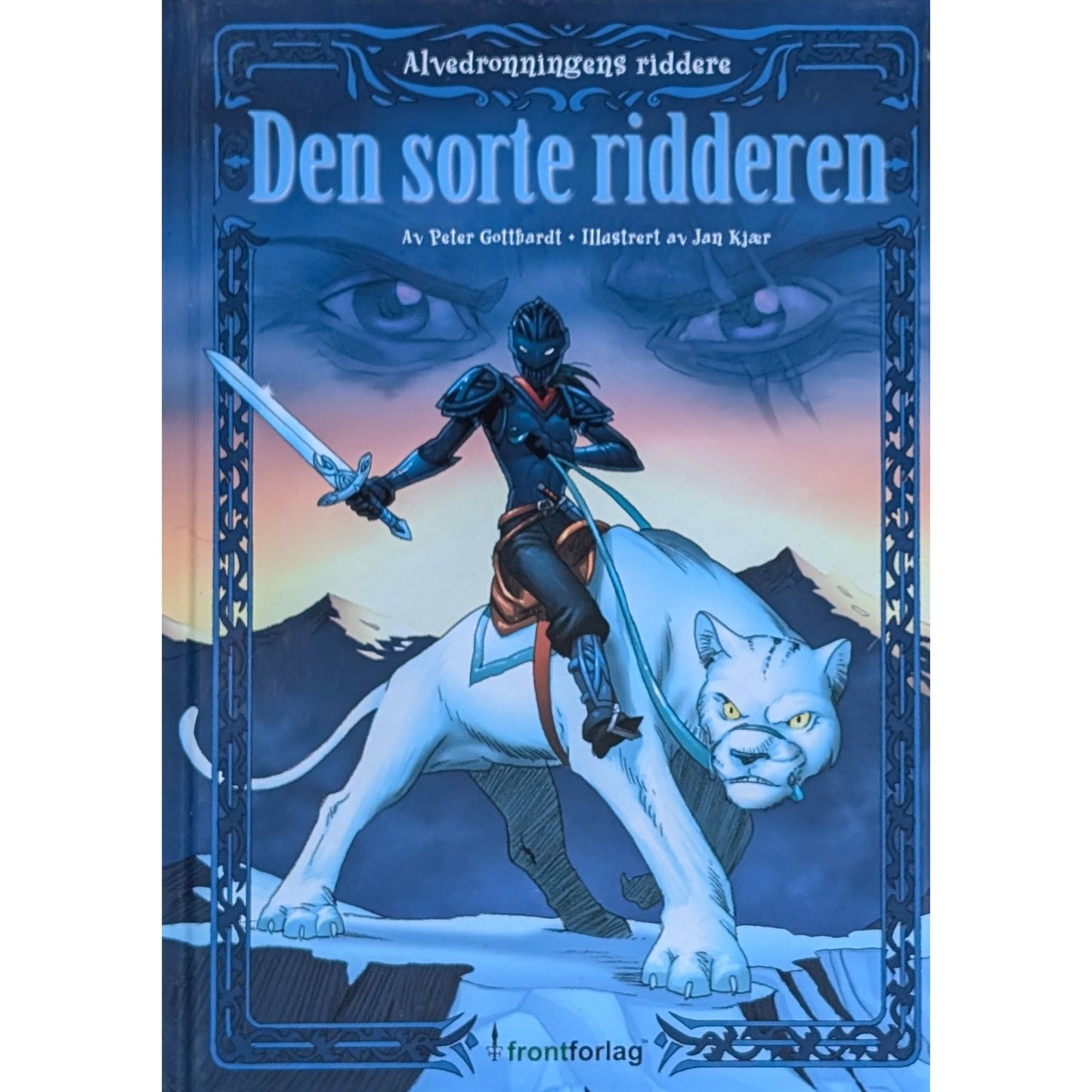 Den sorte ridderen - Alvedronningens riddere 5 - brukte bøker av Peter Gotthardt