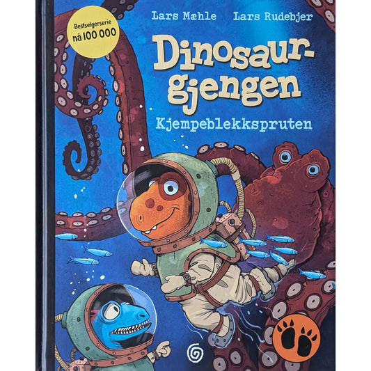 Dinosaurgjengen 8 - Kjempeblekkspruten, brukte bøker av Lars Mæhle og Lars Rudebjer