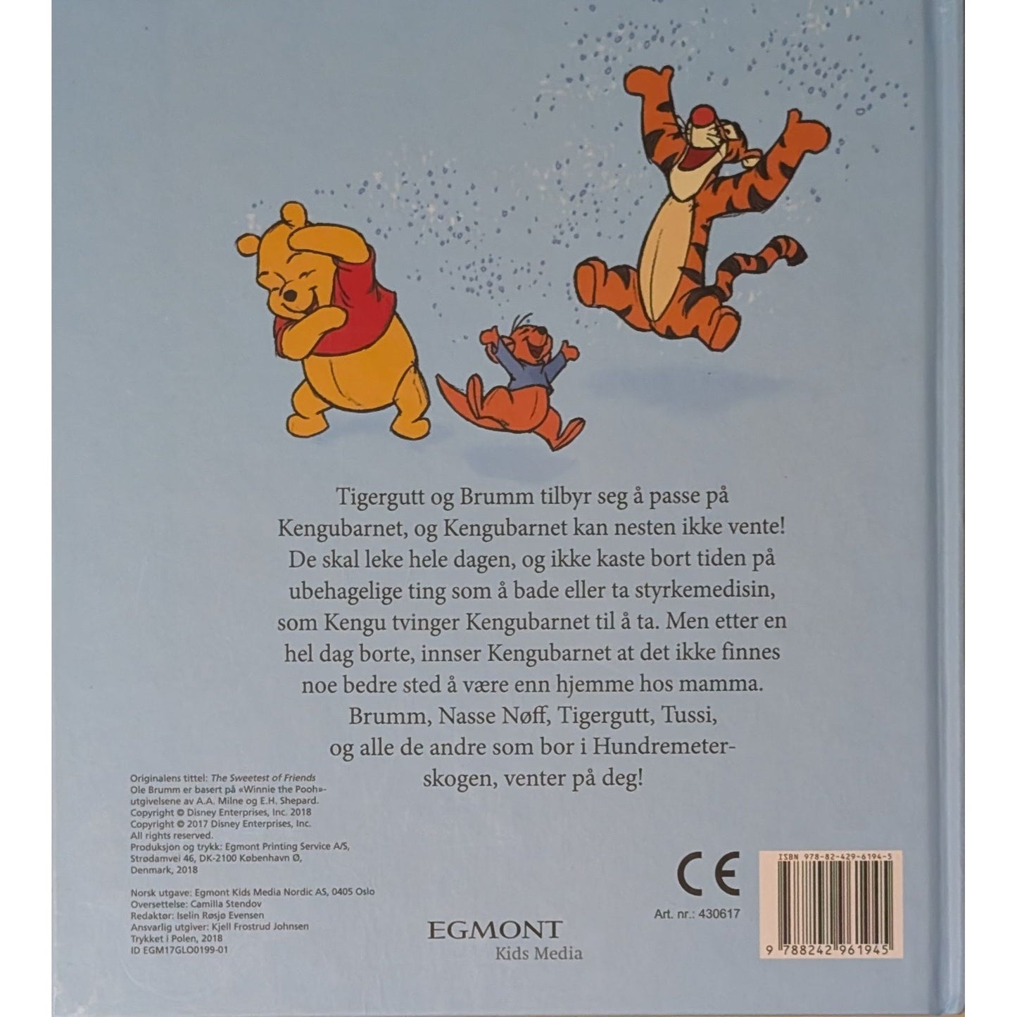 Ole Brumm - Kengubarnet på eventyr. Brukte bøker fra Disney
