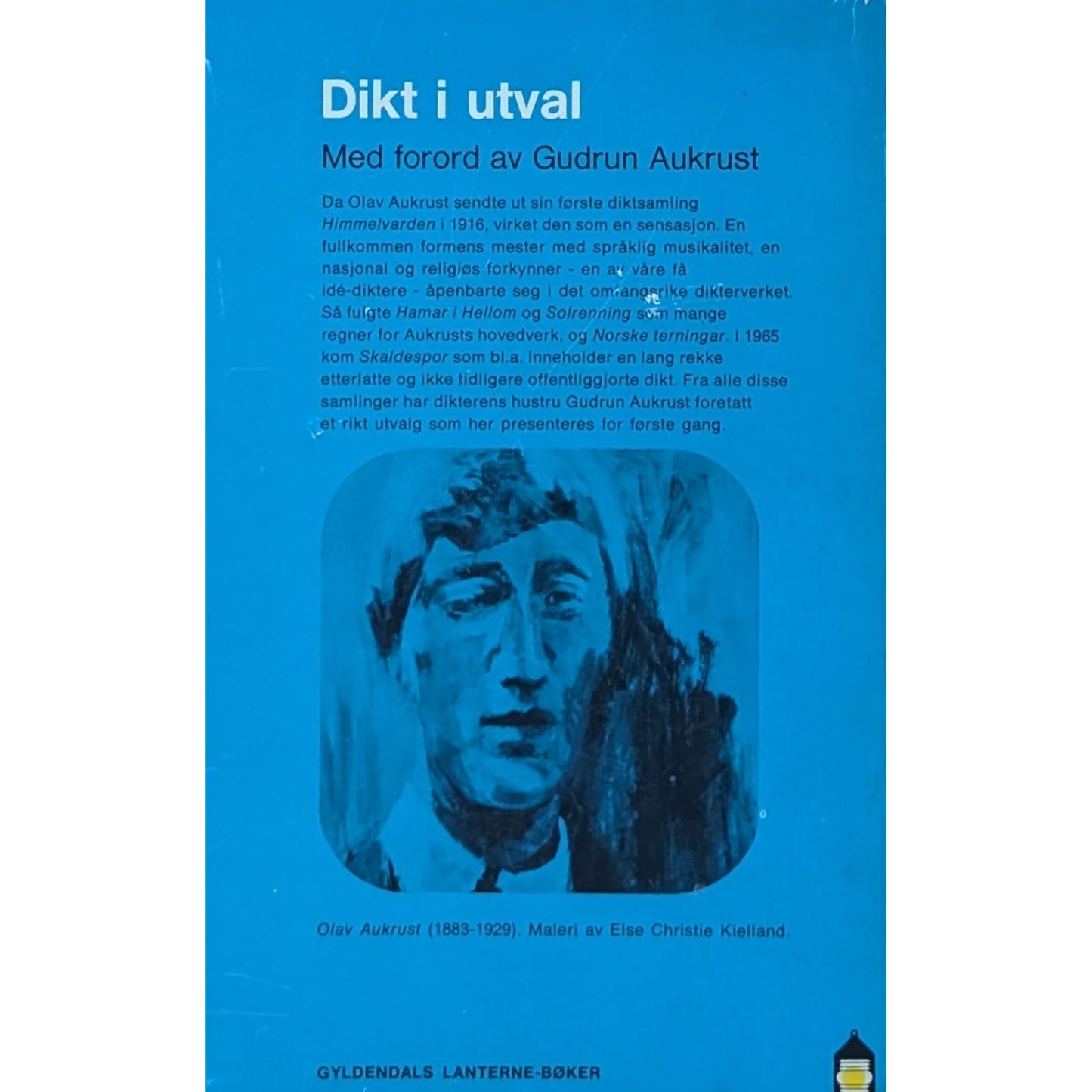 Dikt i utval. Olav Aukrust. Brukte bøker med dikt, poesi og lyrikk