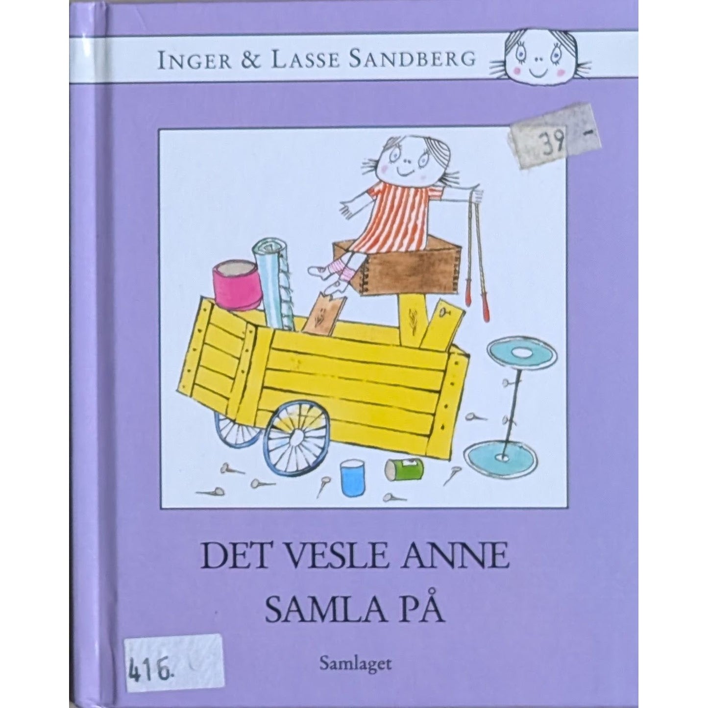 Det Vesle Anne samla på, brukte bøker av Inger og Lasse Sandberg