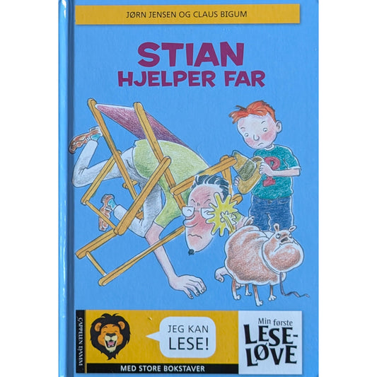 Stian hjelper far, brukte bøker av Jørn Jensen. Min første leseløve