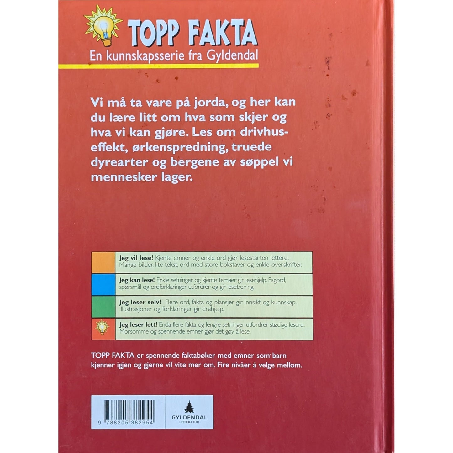 Luft og miljø, brukte bøker i serien Topp Fakta fra Gyldendal