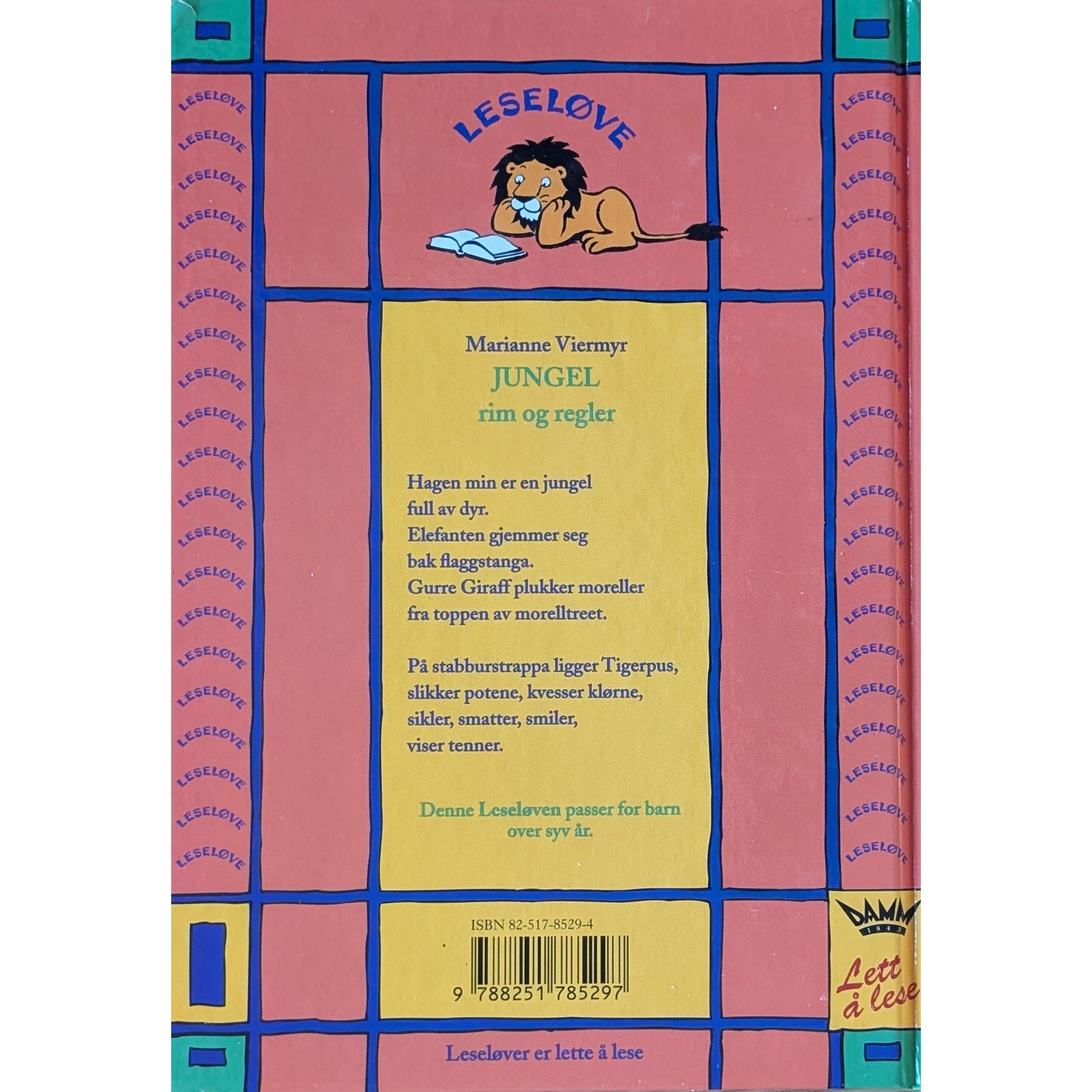 Jungel - rim og regler - Brukte Leseløvebøker av Marianne Viermyr.