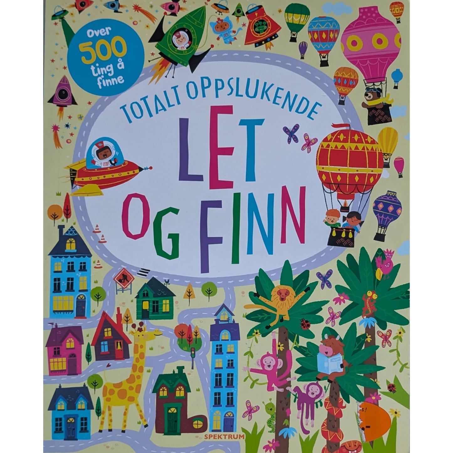 Totalt oppslukende Let og finn, brukte bøker. Aktivitetsbok
