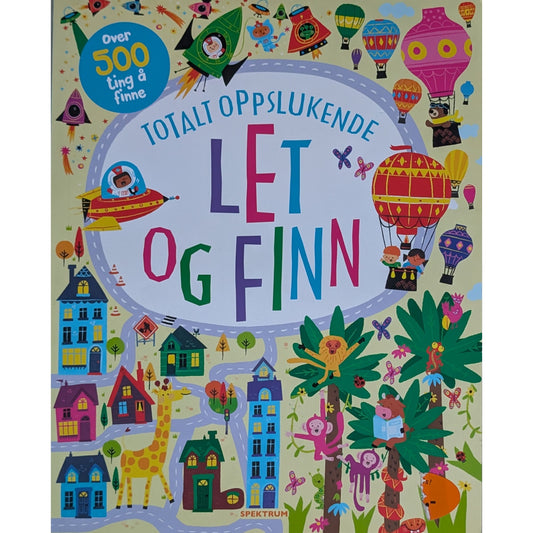 Totalt oppslukende Let og finn, brukte bøker. Aktivitetsbok