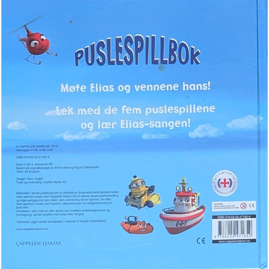 Elias - Puslespillbok - Brukte bøker av Alf Knutsen