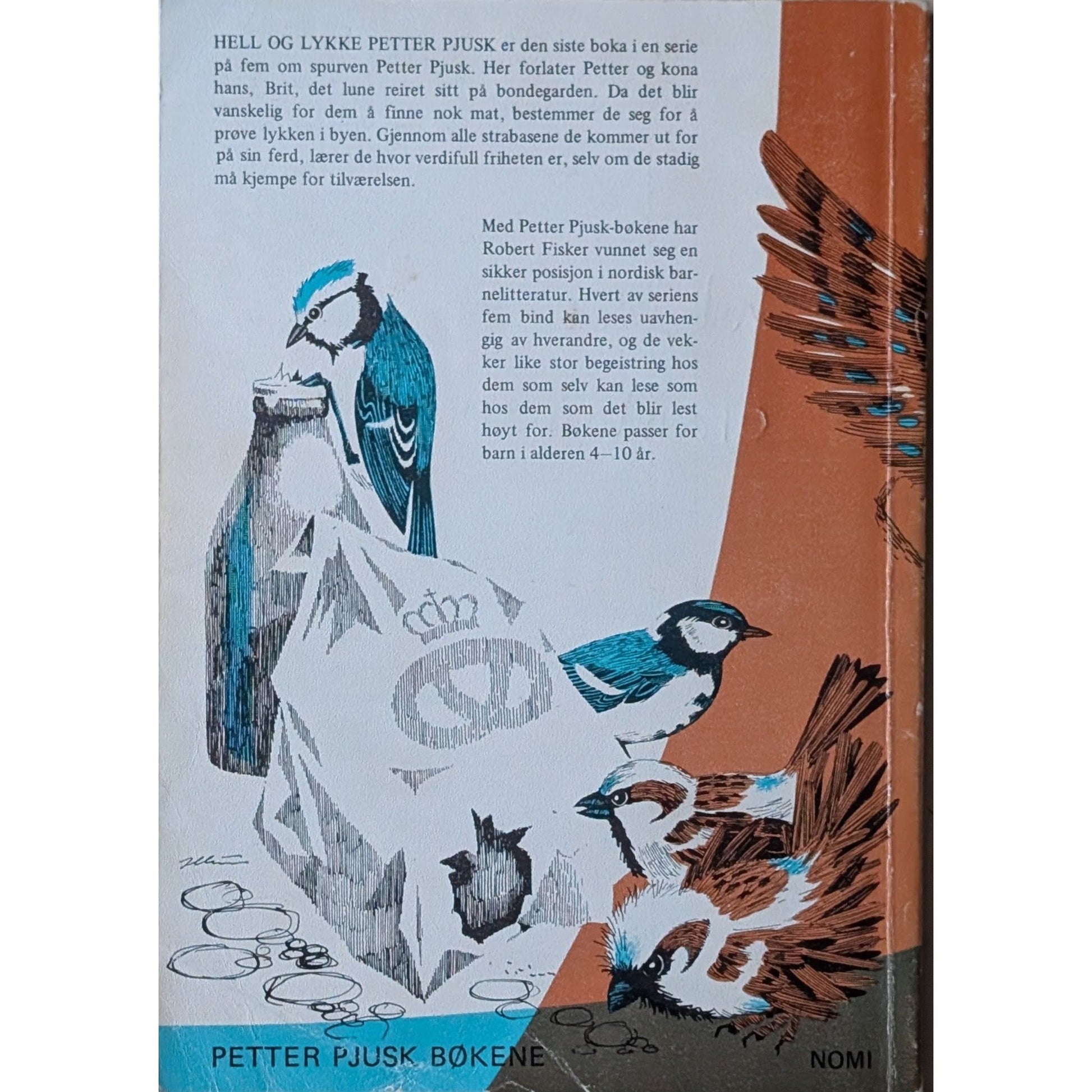 Petter Pjusk og ungene hans, brukte bøker av Robert Fisker