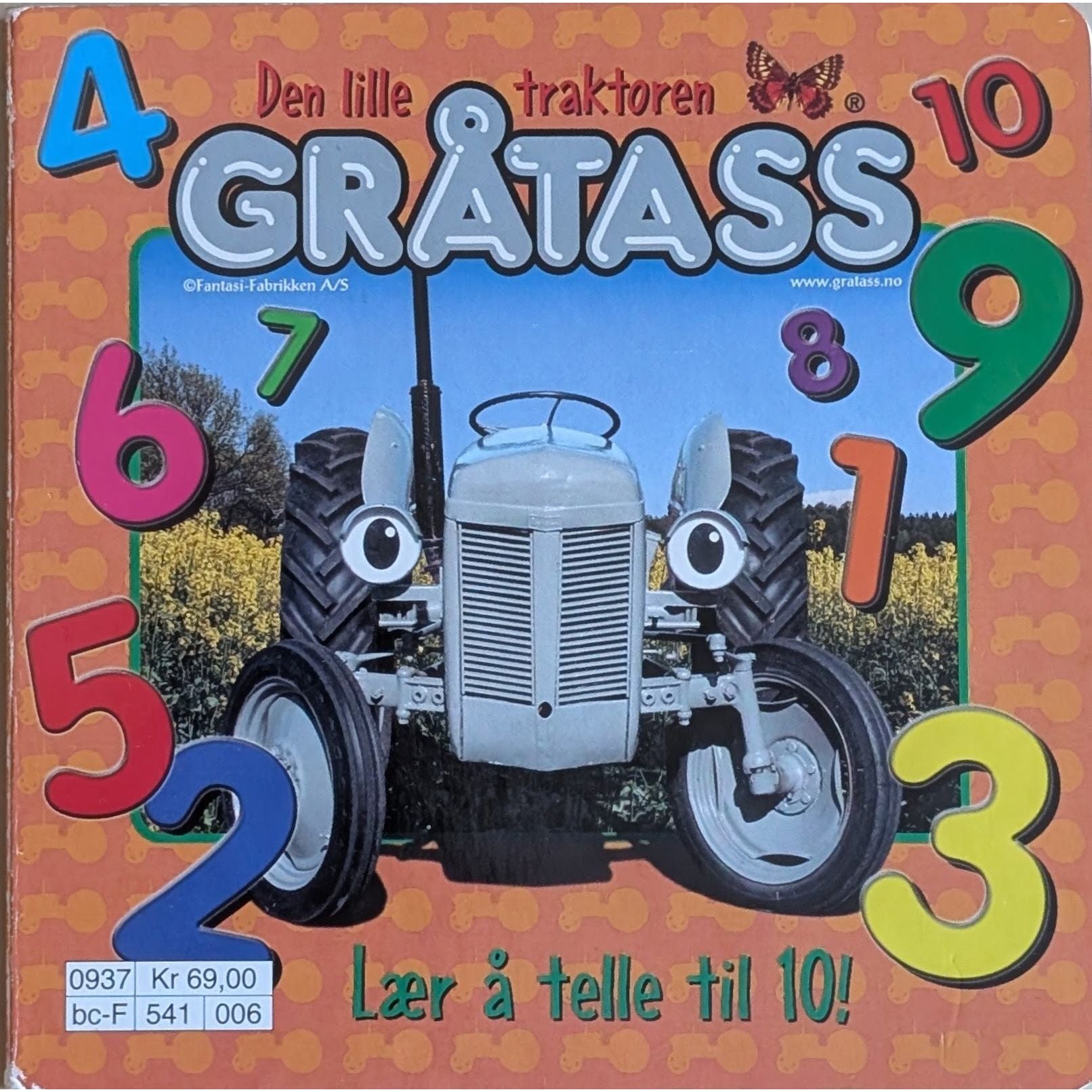 Den lille traktoren Gråtass - Lær å telle til ti!, brukte bøker om Gråtass