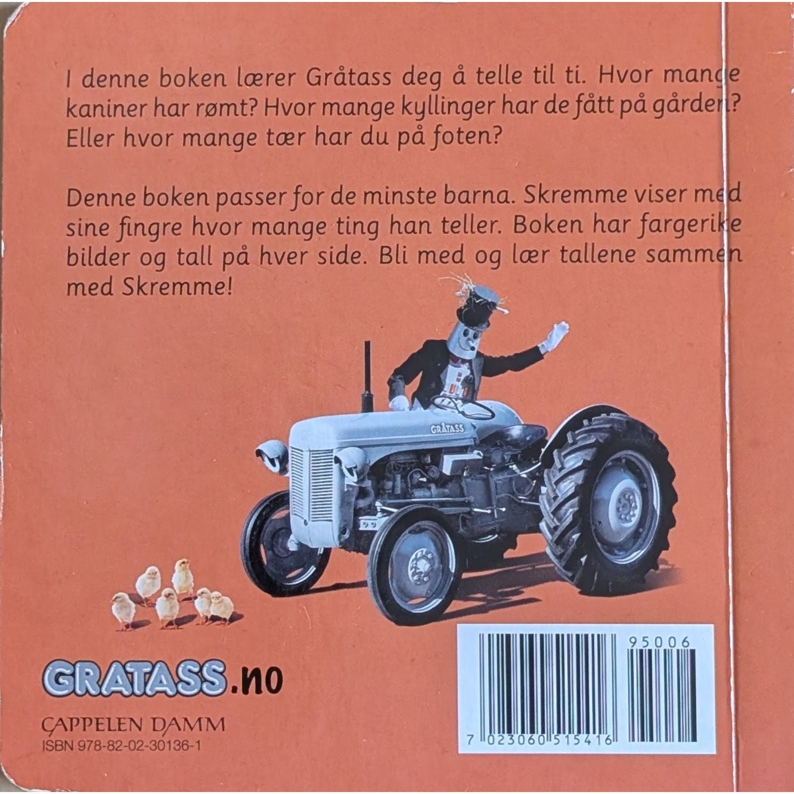 Den lille traktoren Gråtass - Lær å telle til ti!, brukte bøker om Gråtass