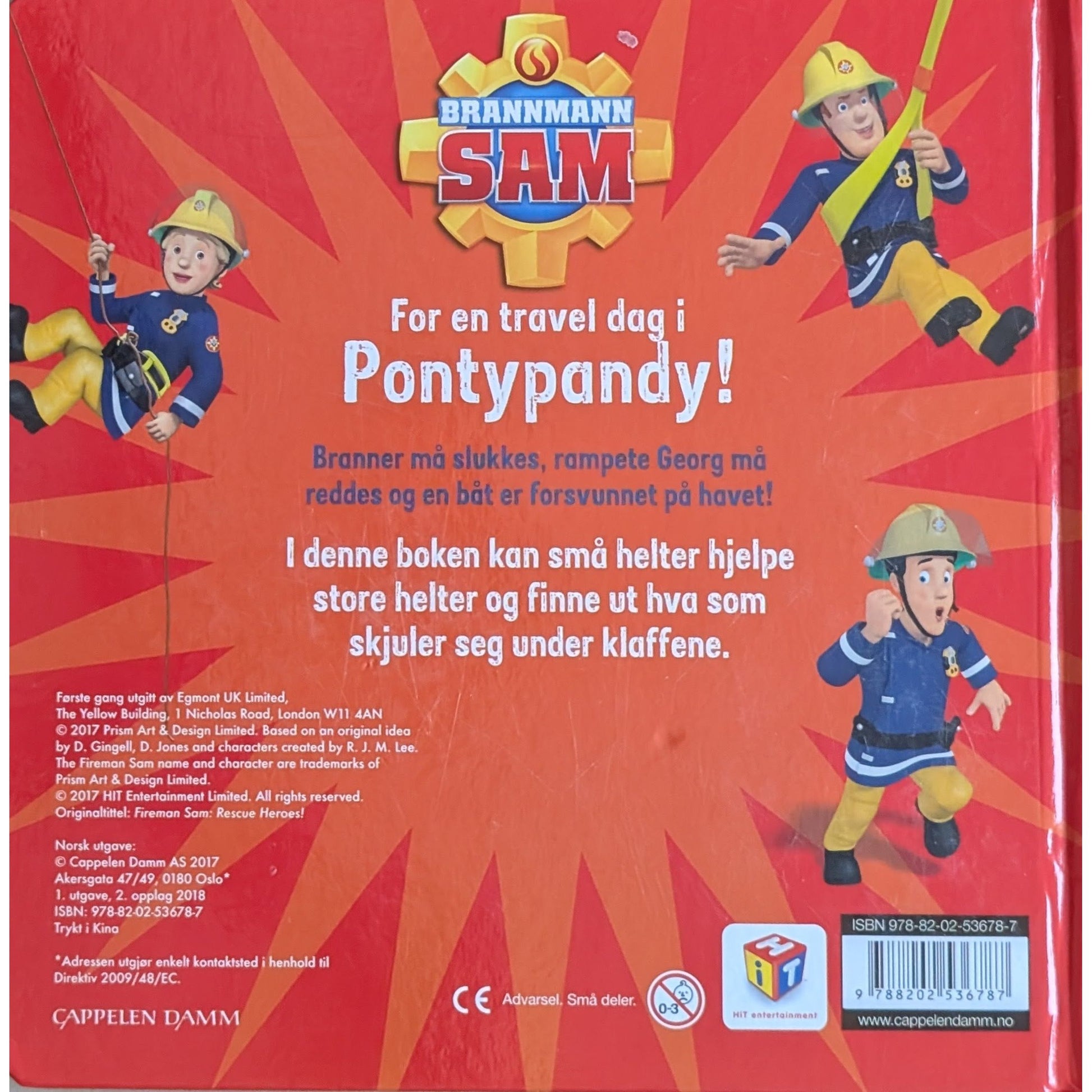 Brannmann Sam: Brannhelter! - brukte bøker om brannmann Sam