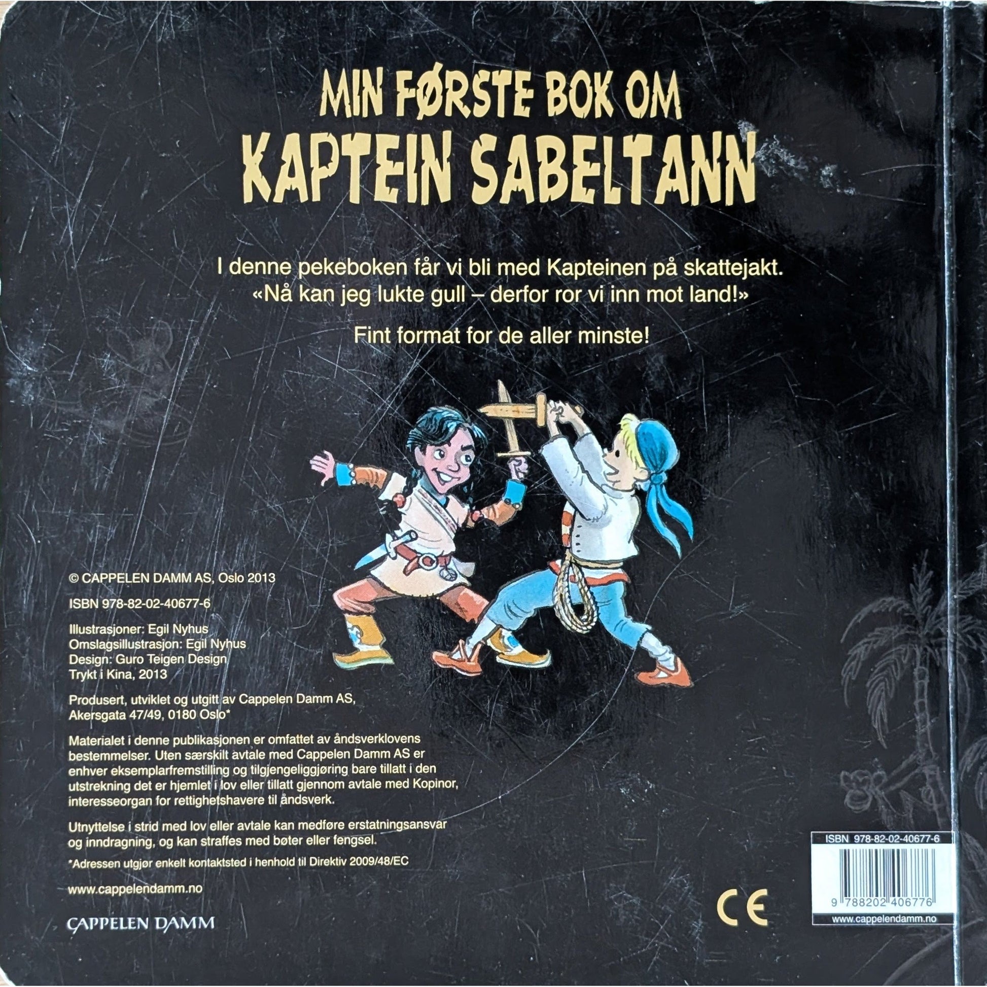 Min første bok om Kaptein Sabeltann, brukte bøker av Terje Formoe