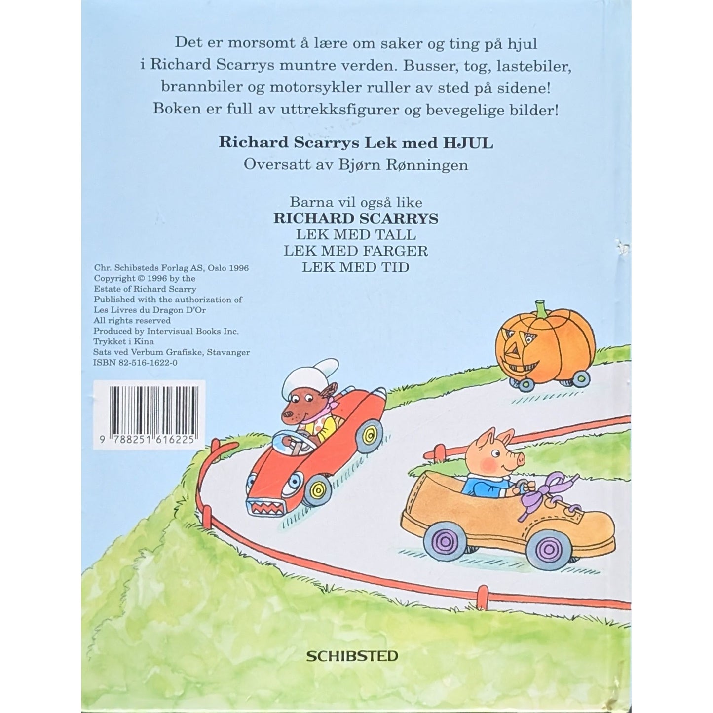 Richard Scarry's: Lek med hjul, brukte bøker