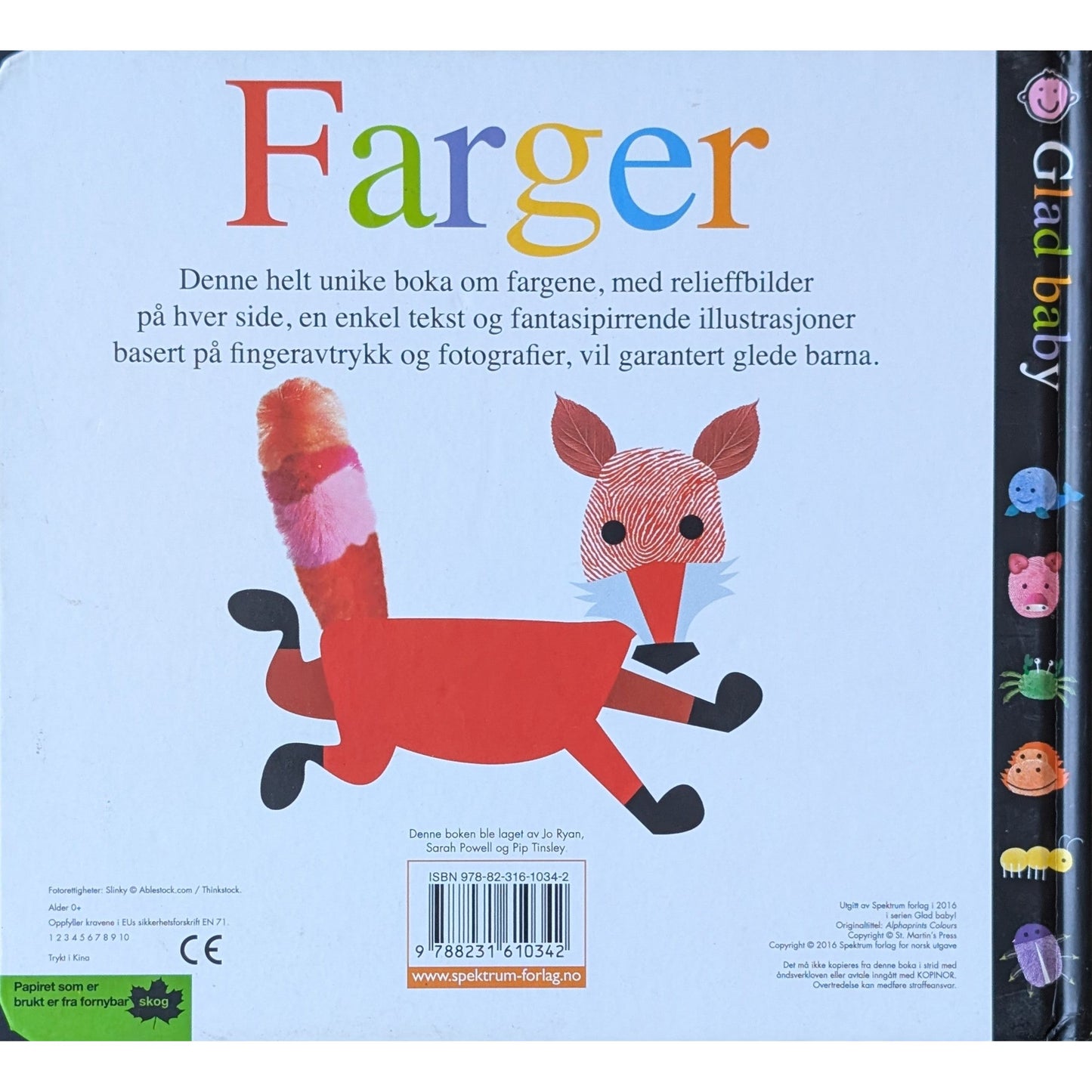 Farger, brukte bøker for de minste barna om de forskjellige fargene