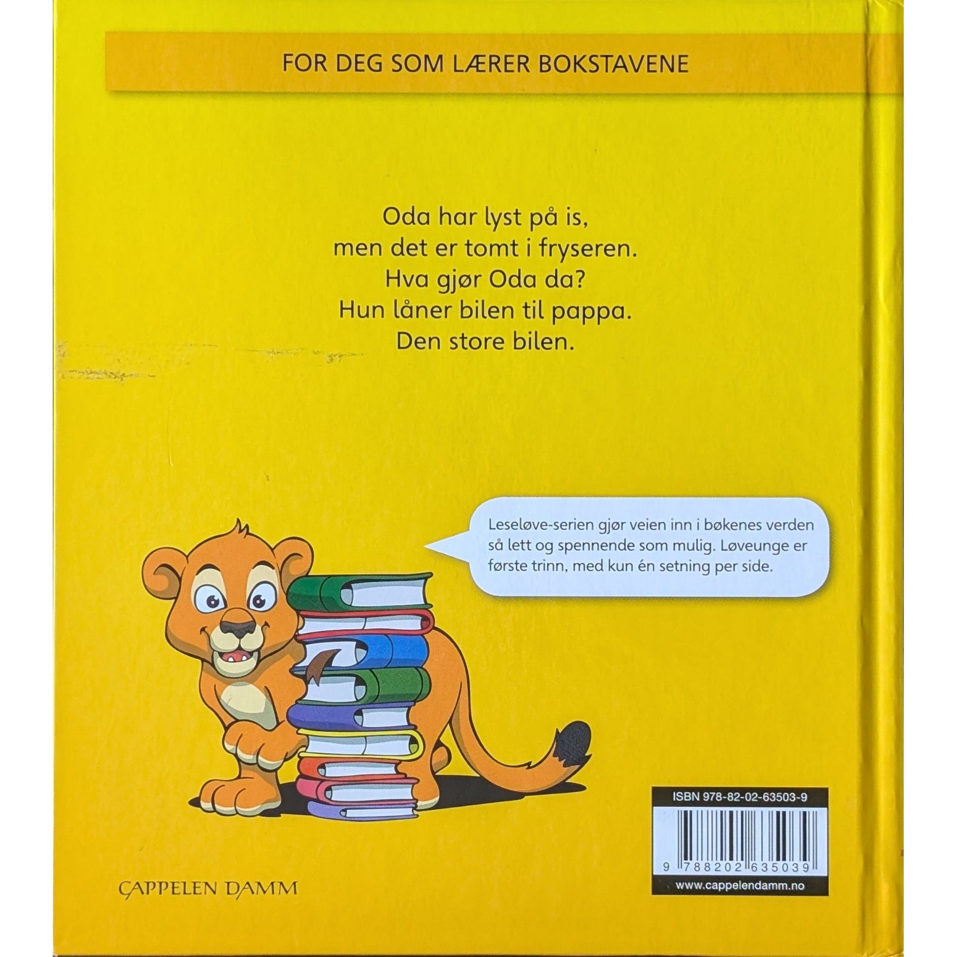Oda gir gass Brukte bøker av Henning Lystad. Løveunge