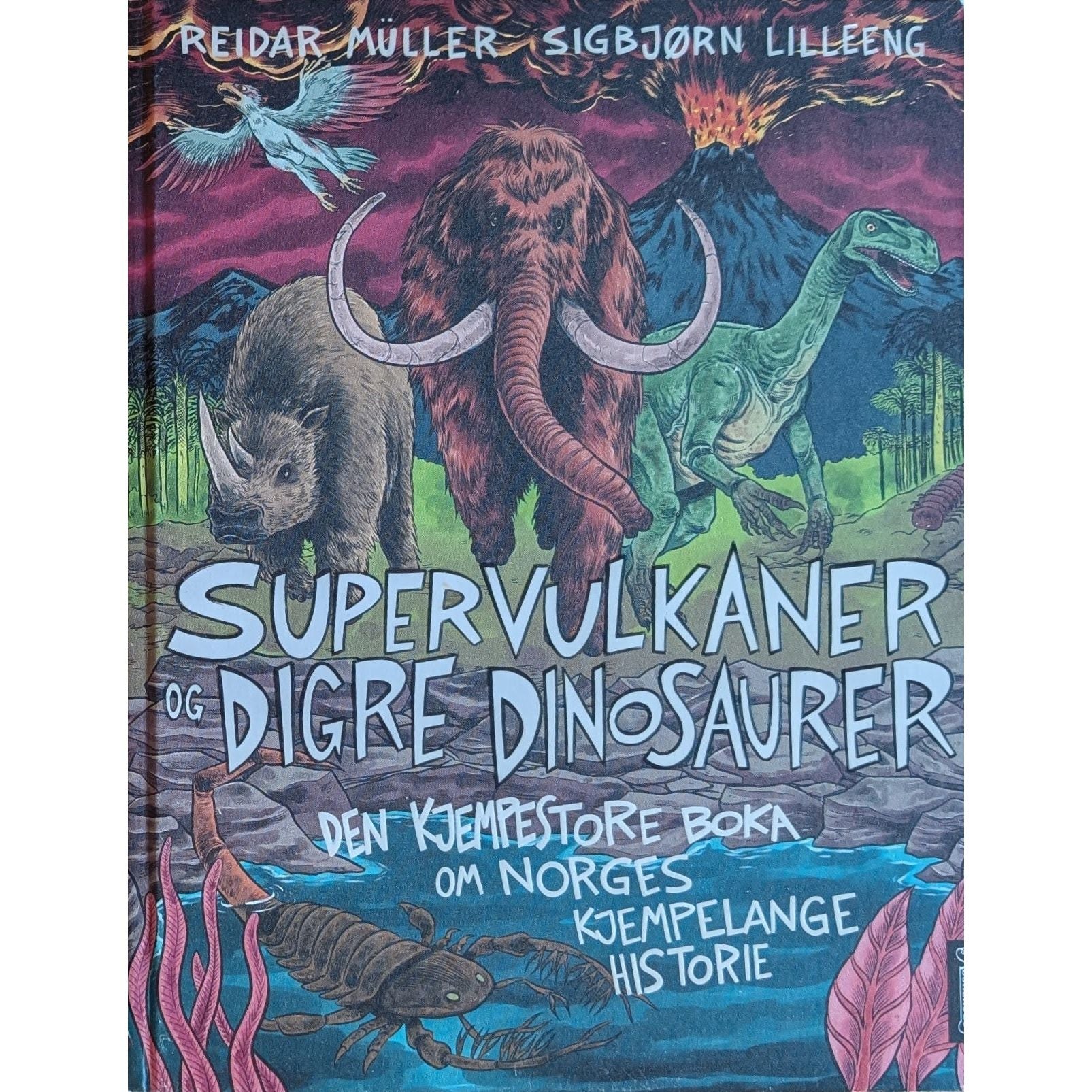 Supervulkaner og digre dinosaurer, brukte bøker av Reidar Müller