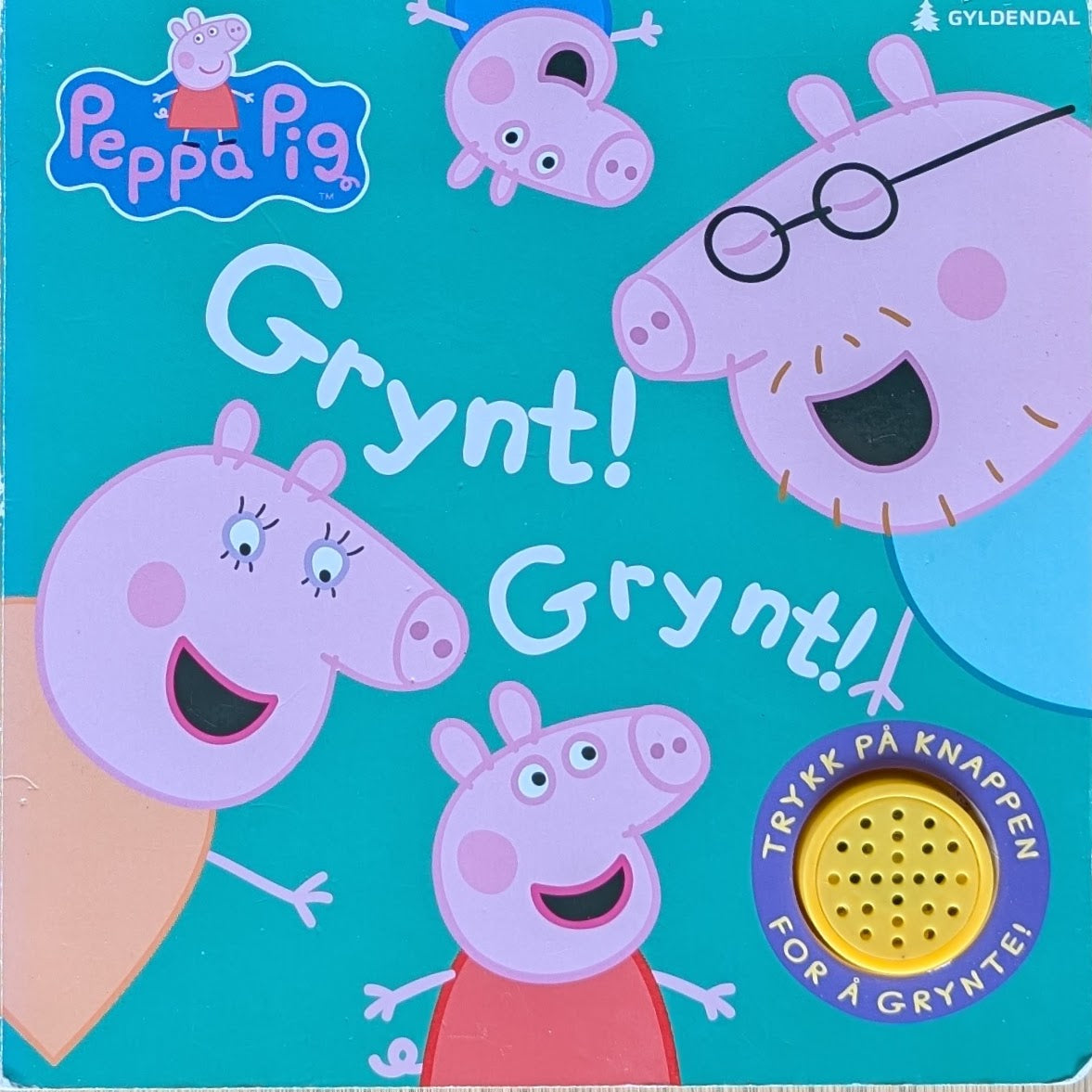 Peppa Pig - Grynt! Grynt! brukte bøker med lyd om Peppa Pig