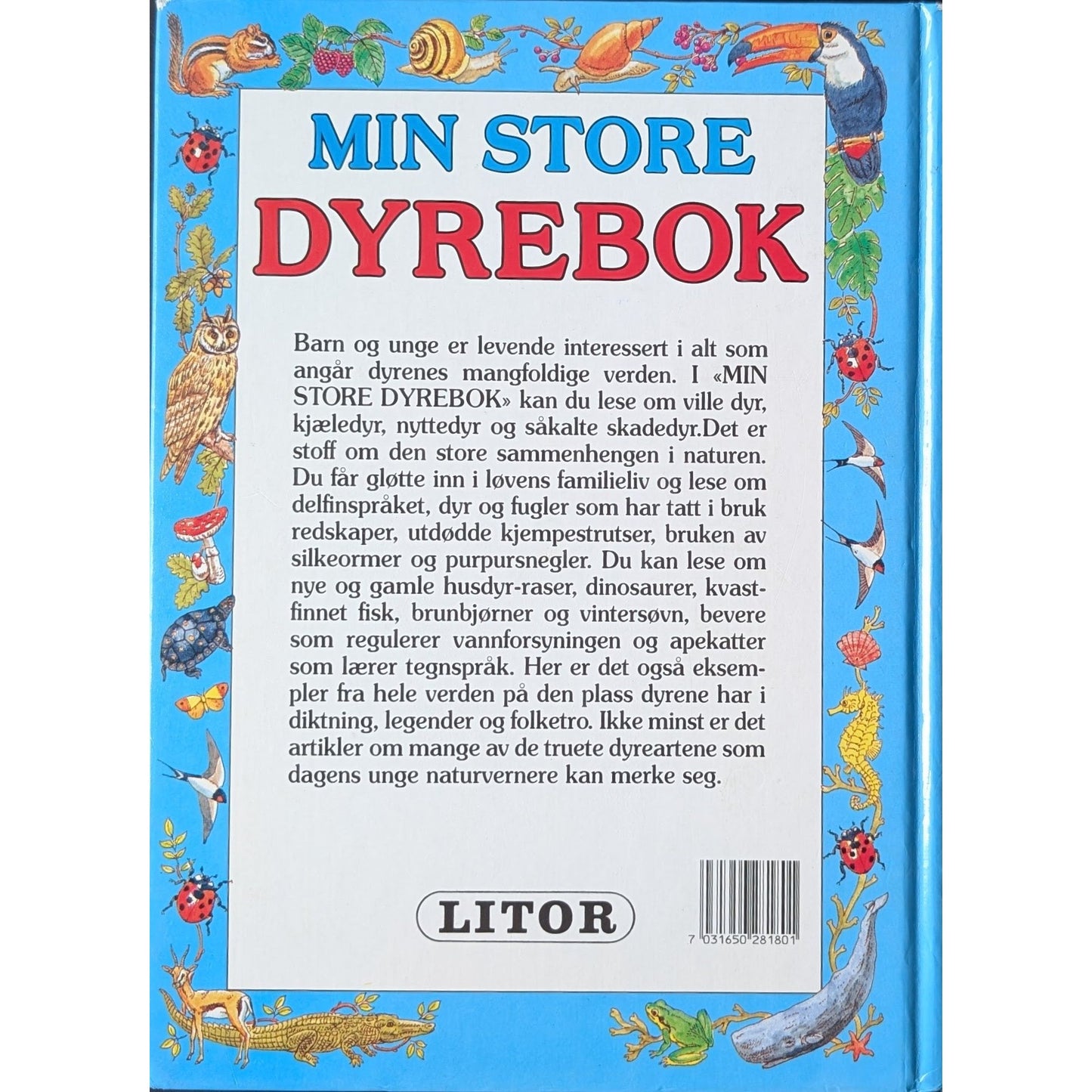 Min store dyrebok - Brukte bøker av Andrée Bertino og Fredo Valla