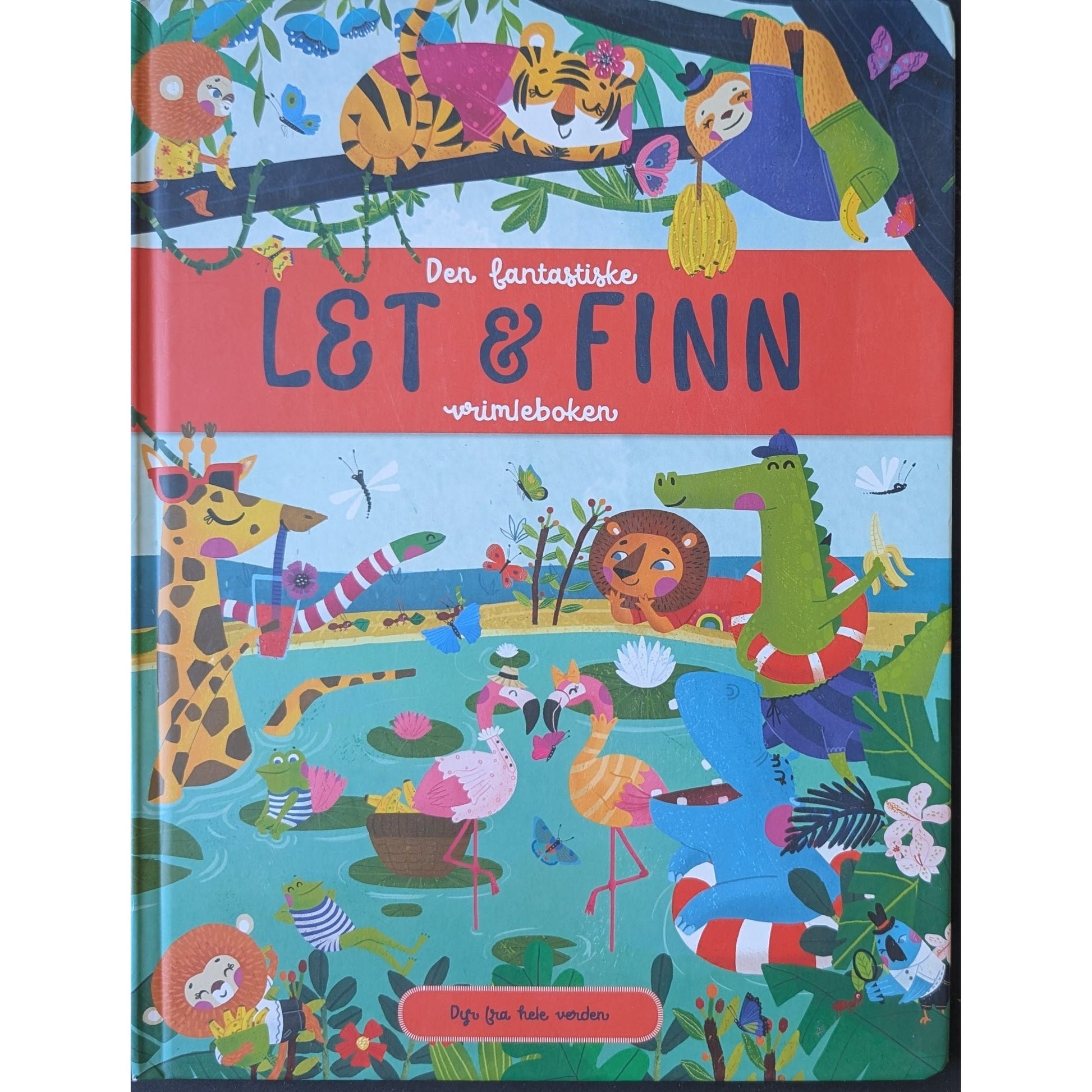 Den fantastiske let og finn vrimleboken - Dyr fra hele verden. Brukte bøker