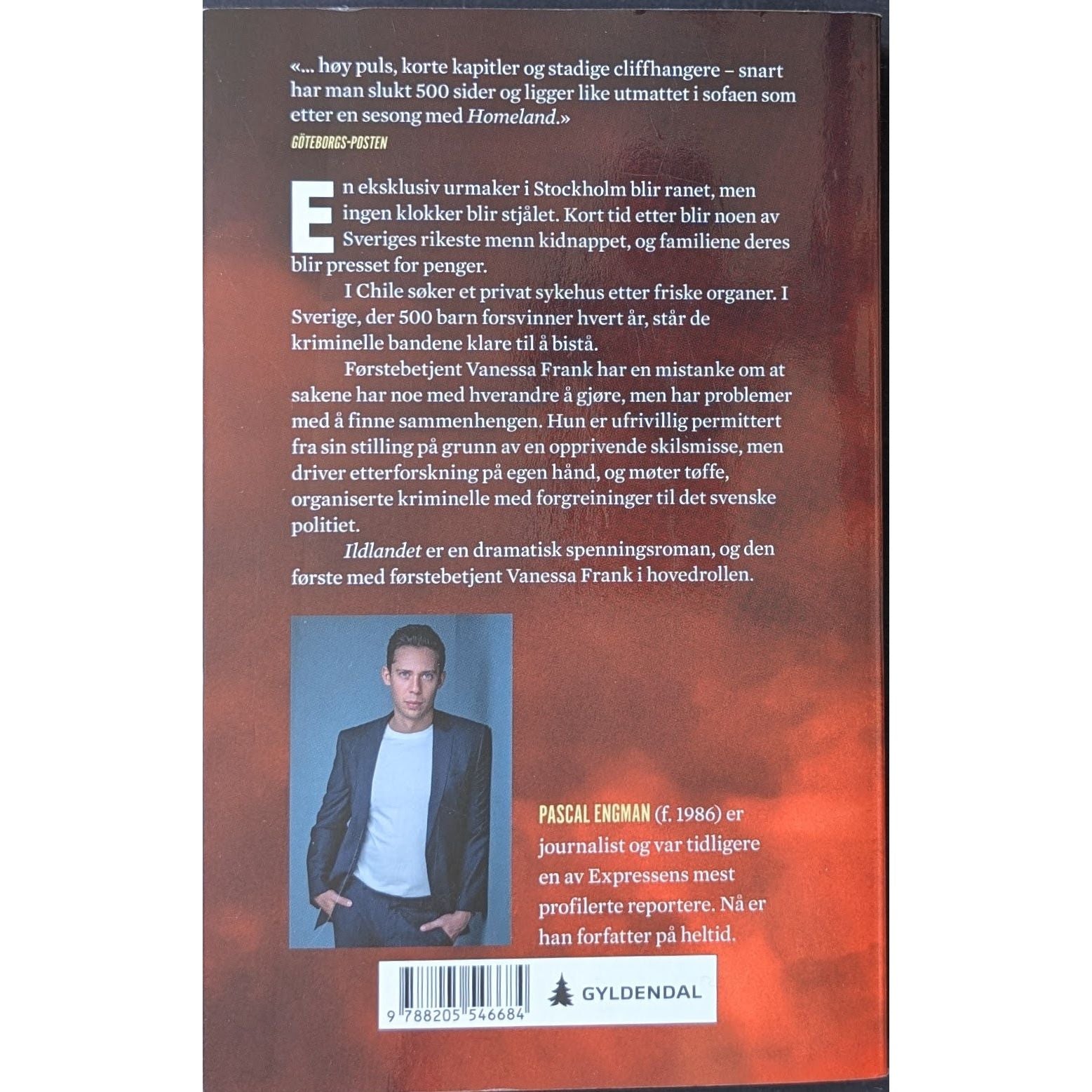 Vanessa Frank 1 - Ildlandet - Brukte bøker av Pascal Engman