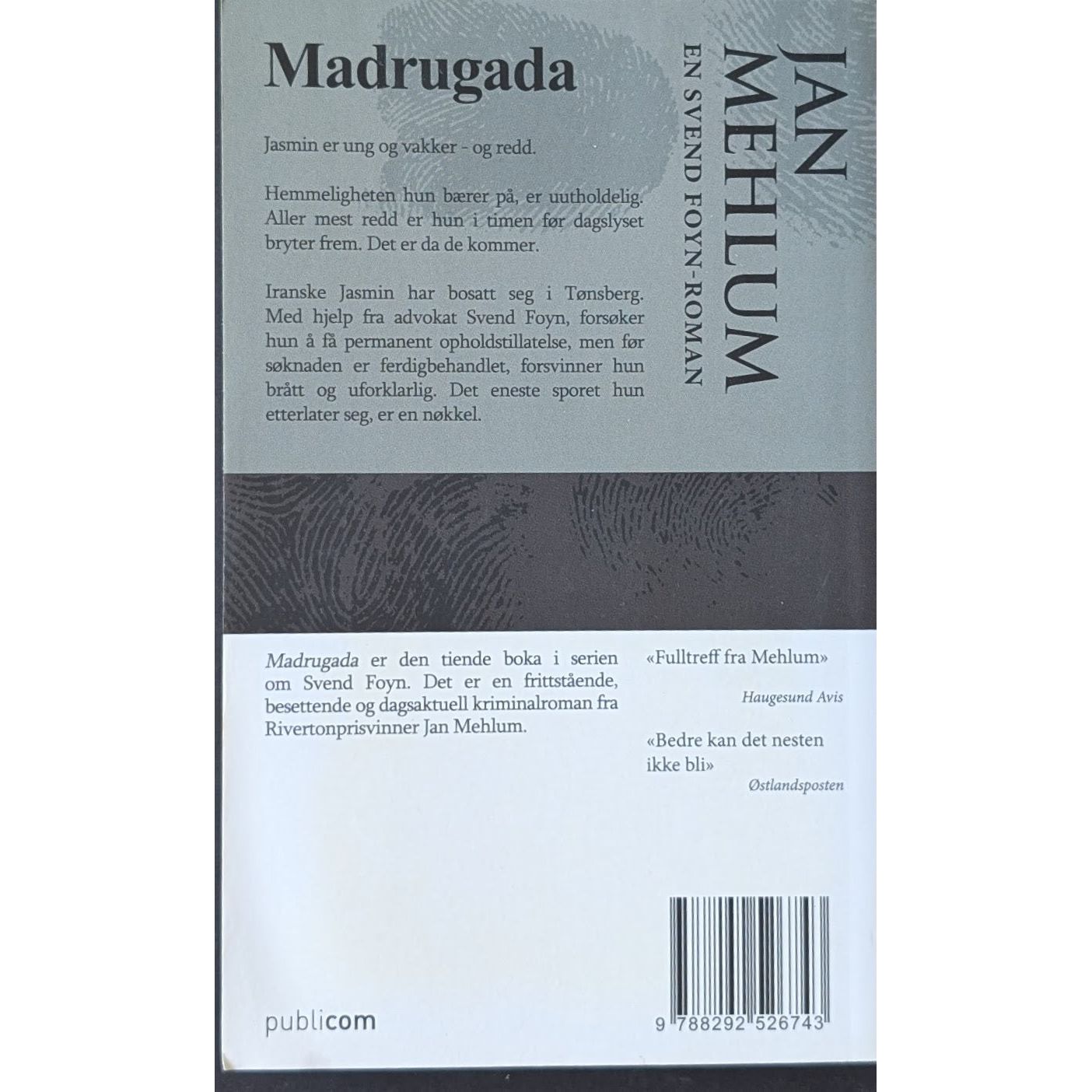 Svend Foyn 10 - Madrugada. Brukte bøker av Jan Mehlum