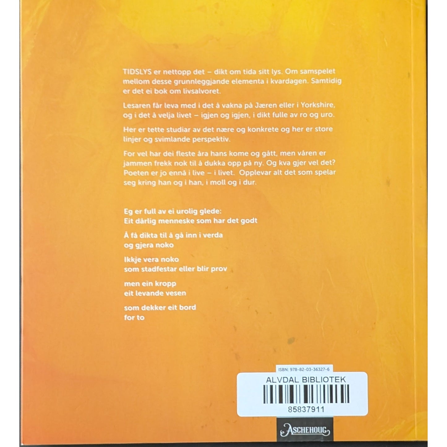 Tidslys. Brukte bøker av Helge Torvund. Inventaret bokhandel