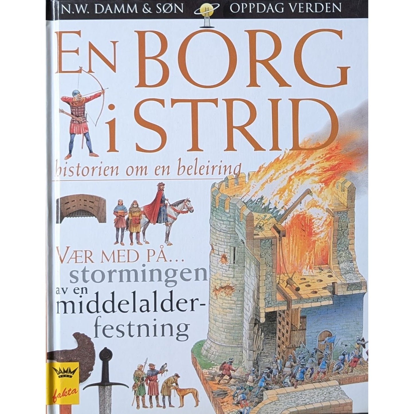 En borg i strid, brukte bøker i Oppdag verden serien. Fakta. Bokhandel