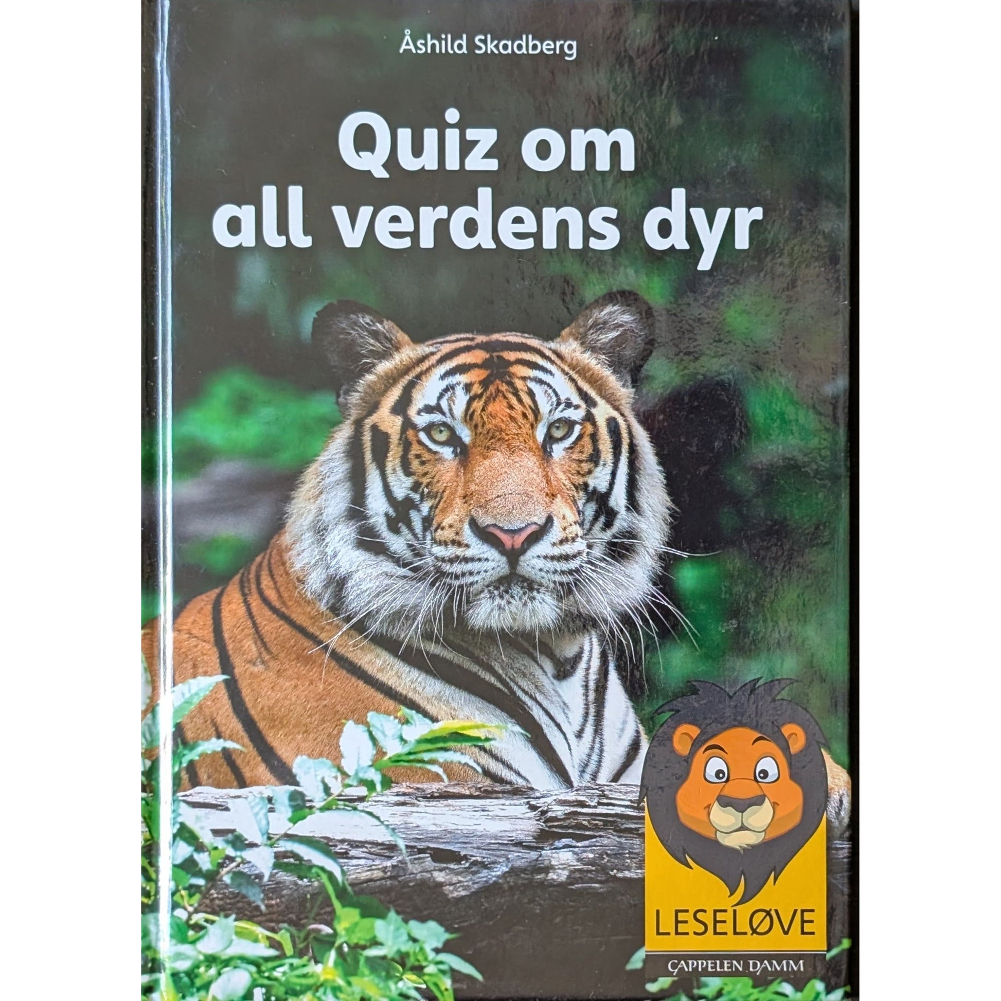 Quiz om all verdens dyr, brukte bøker av Åshild Skadberg. Leseløve. Bokhandel