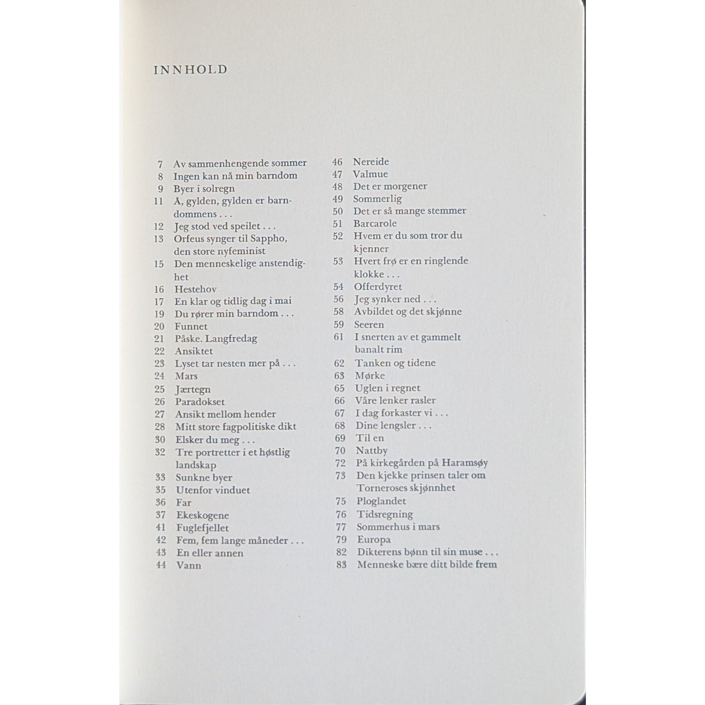 Menneske bære ditt bilde frem, brukte bøker av Stein Mehren. Inventaret bokhandel