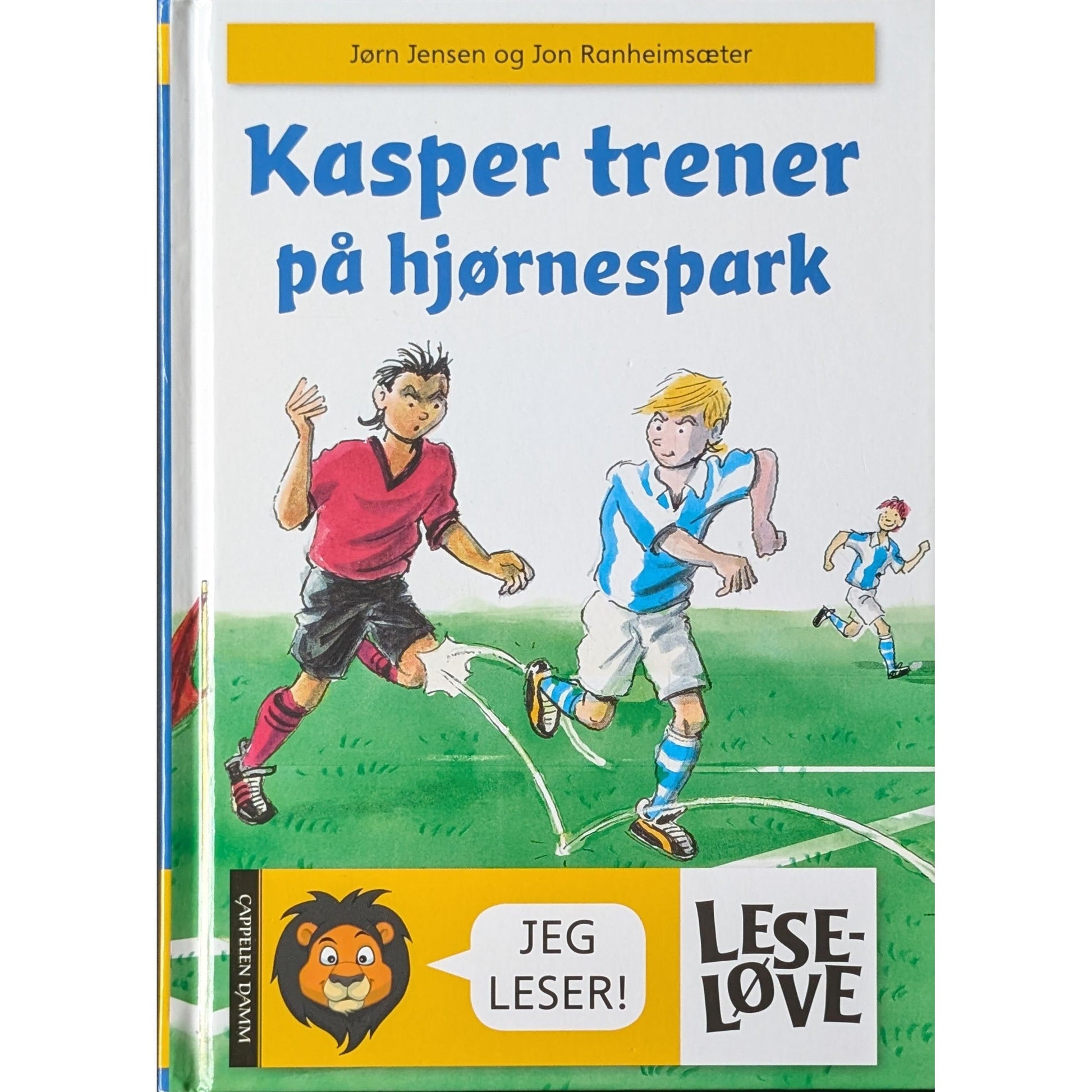 Kasper trener på hjørnespark, brukte bøker av Jørn Jensen. Bokhandel