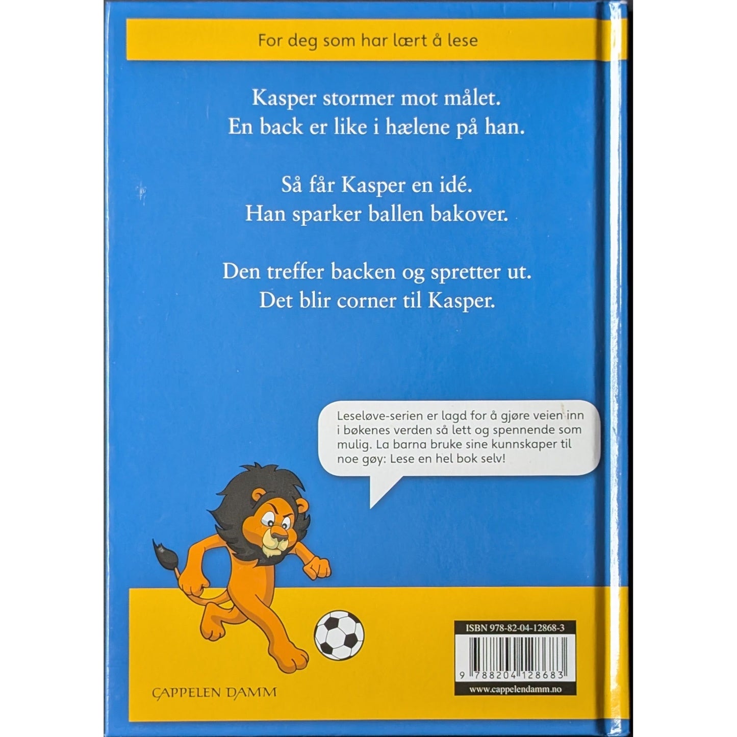 Kasper trener på hjørnespark, brukte bøker av Jørn Jensen. Bokhandel
