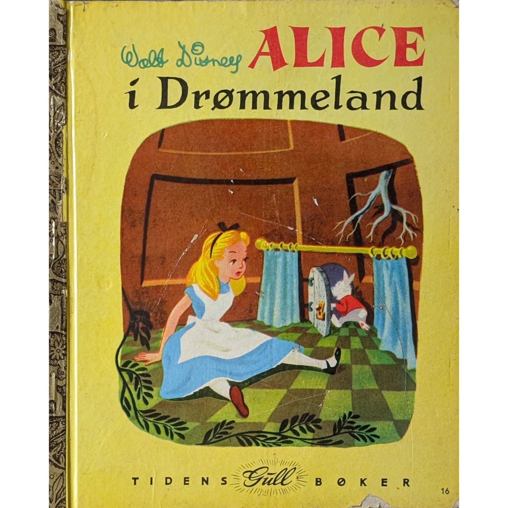 Tidens gull bøker - Alice i Drømmeland, brukte bøker fra Disney