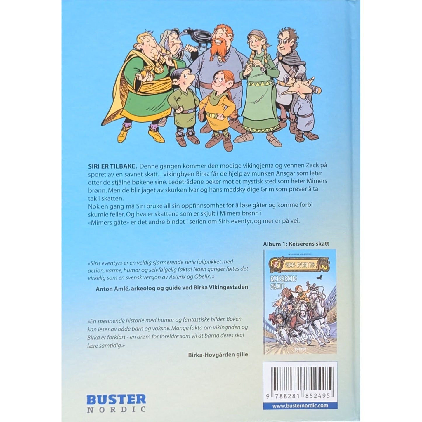 Siris Eventyr, Mimers gåte - Brukte barnebøker av Patric Nyström. 