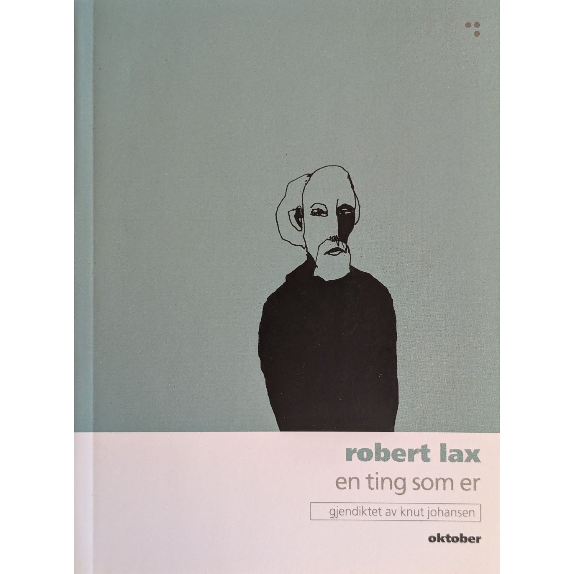 en ting som er. Dikt.  Brukte bøker av Robert Lax. Inventaret bokhandel