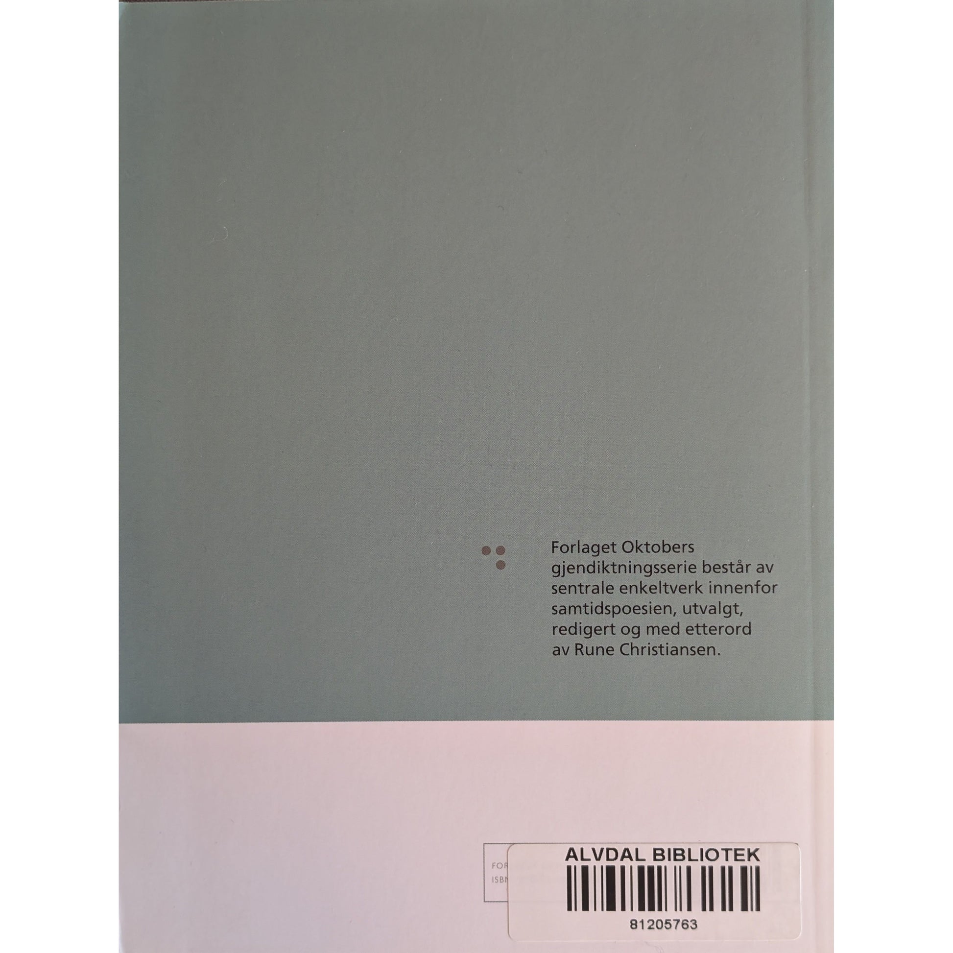 en ting som er. Dikt.  Brukte bøker av Robert Lax. Inventaret bokhandel