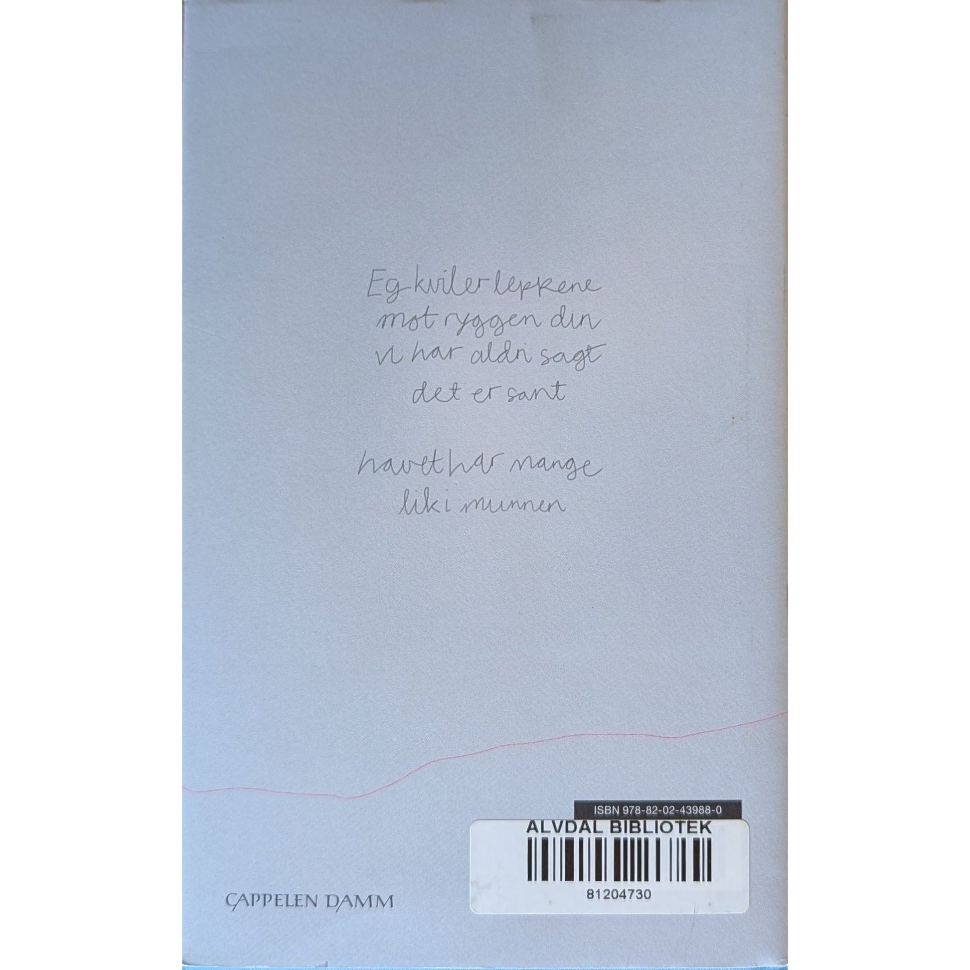 Fitta og havet.  Brukte bøker av Maja Anette Flønes Monsen. Dikt