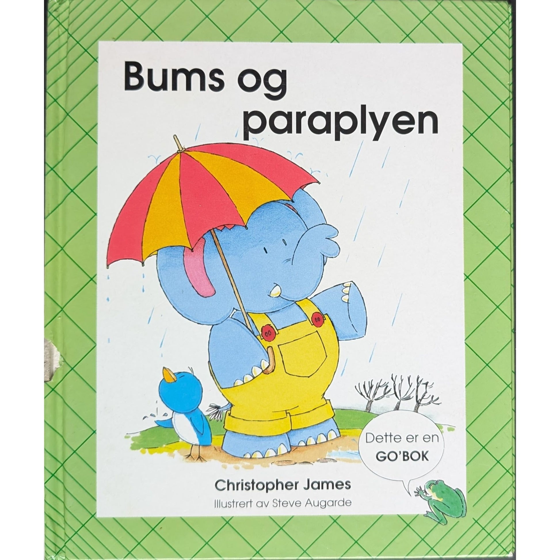 Bums og paraplyen. Brukte bøker av Christopher James. Inventaret bokhandel